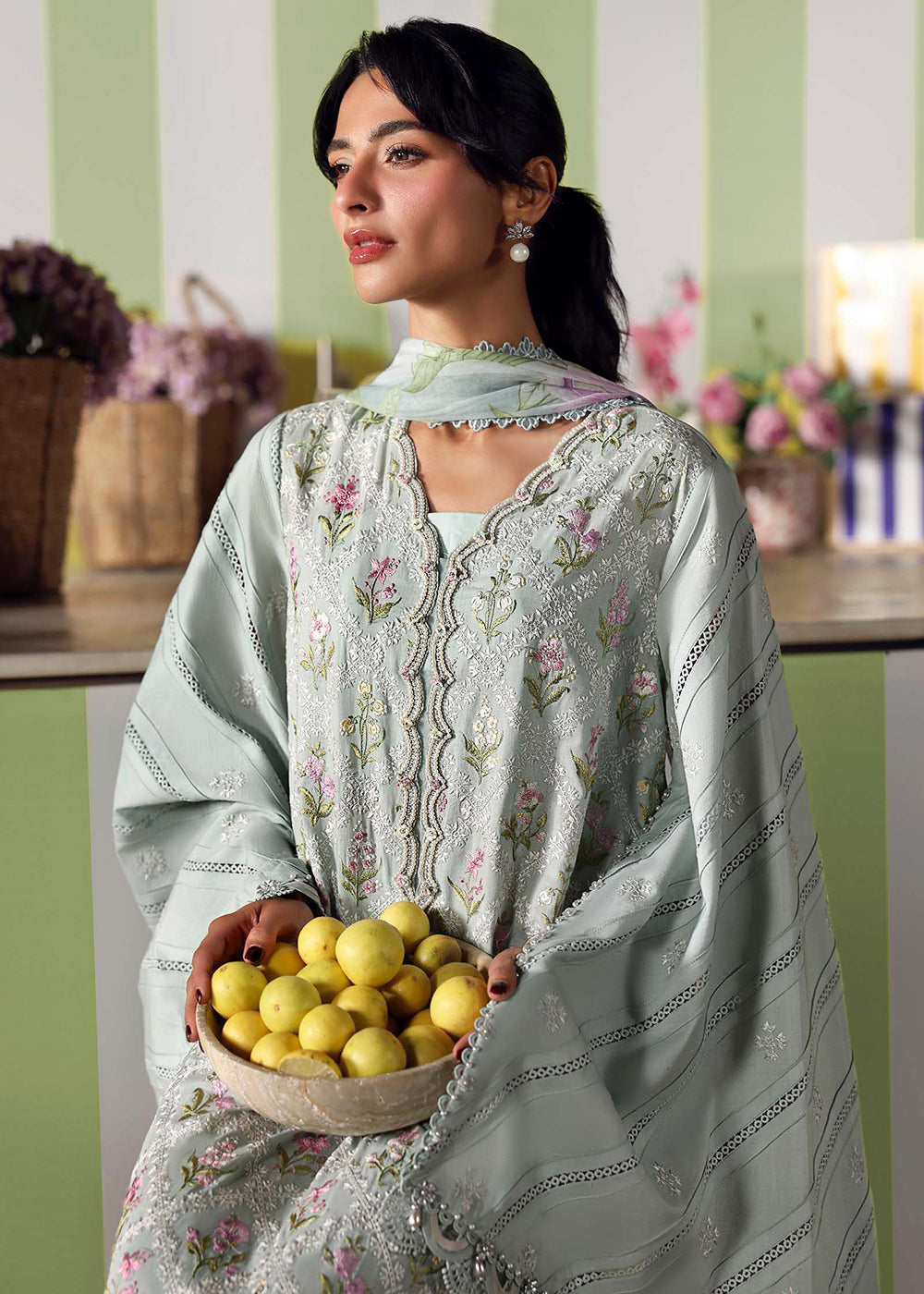 Buy Now M.Prints Summer Lawn '26 by Maria B | MPT-3001B Online in US, UK, Canada, France, Greece, Germany, Ireland, Sweden, Denmark, UAE & Worldwide at Empress.