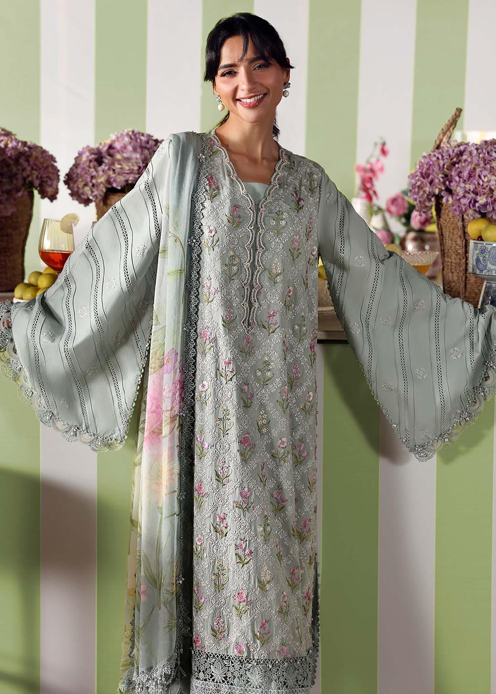 Buy Now M.Prints Summer Lawn '26 by Maria B | MPT-3001B Online in US, UK, Canada, France, Greece, Germany, Ireland, Sweden, Denmark, UAE & Worldwide at Empress.