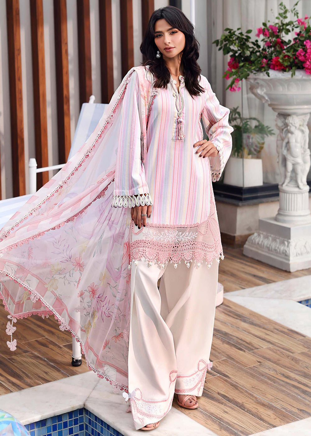 Buy Now M.Prints Summer Lawn '26 by Maria B | MPT-3002A Online in US, UK, Canada, France, Greece, Germany, Ireland, Sweden, Denmark, UAE & Worldwide at Empress.