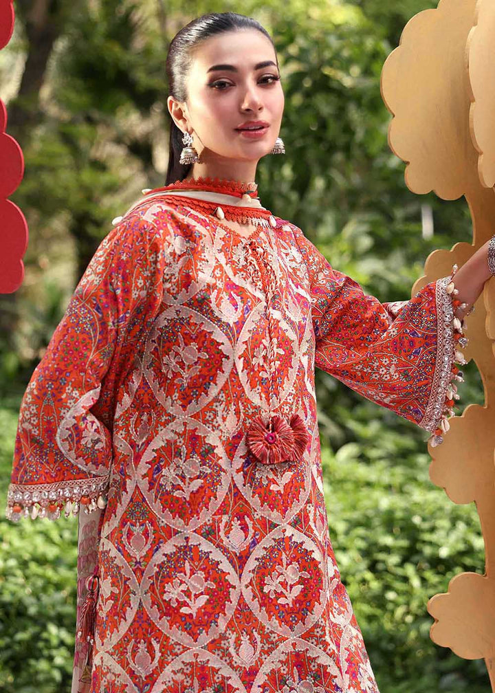 Buy Now M.Prints Summer Lawn '26 by Maria B | MPT-3003A Online in US, UK, Canada, France, Greece, Germany, Ireland, Sweden, Denmark, UAE & Worldwide at Empress.