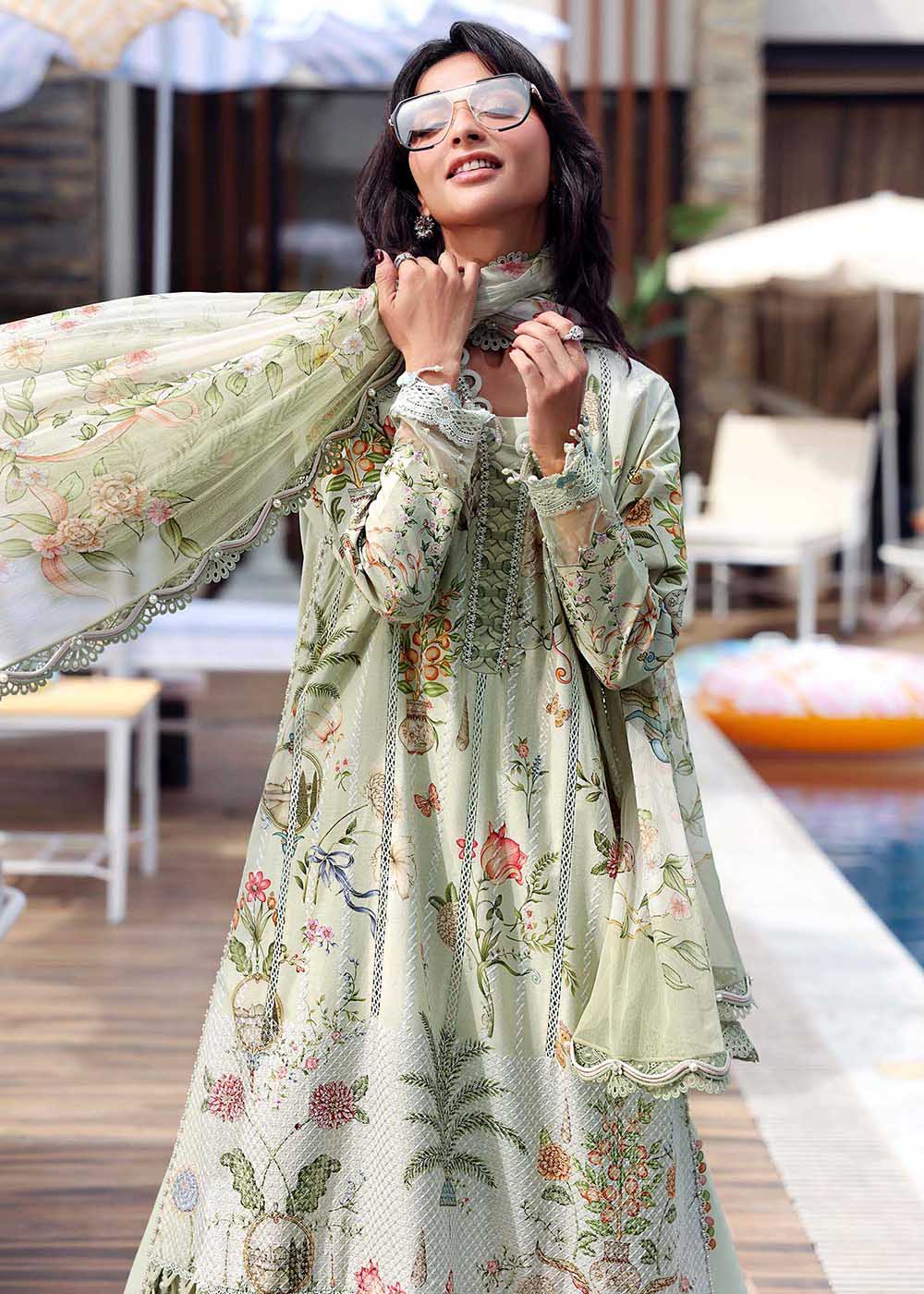 Buy Now M.Prints Summer Lawn '26 by Maria B | MPT-3004B Online in US, UK, Canada, France, Greece, Germany, Ireland, Sweden, Denmark, UAE & Worldwide at Empress.