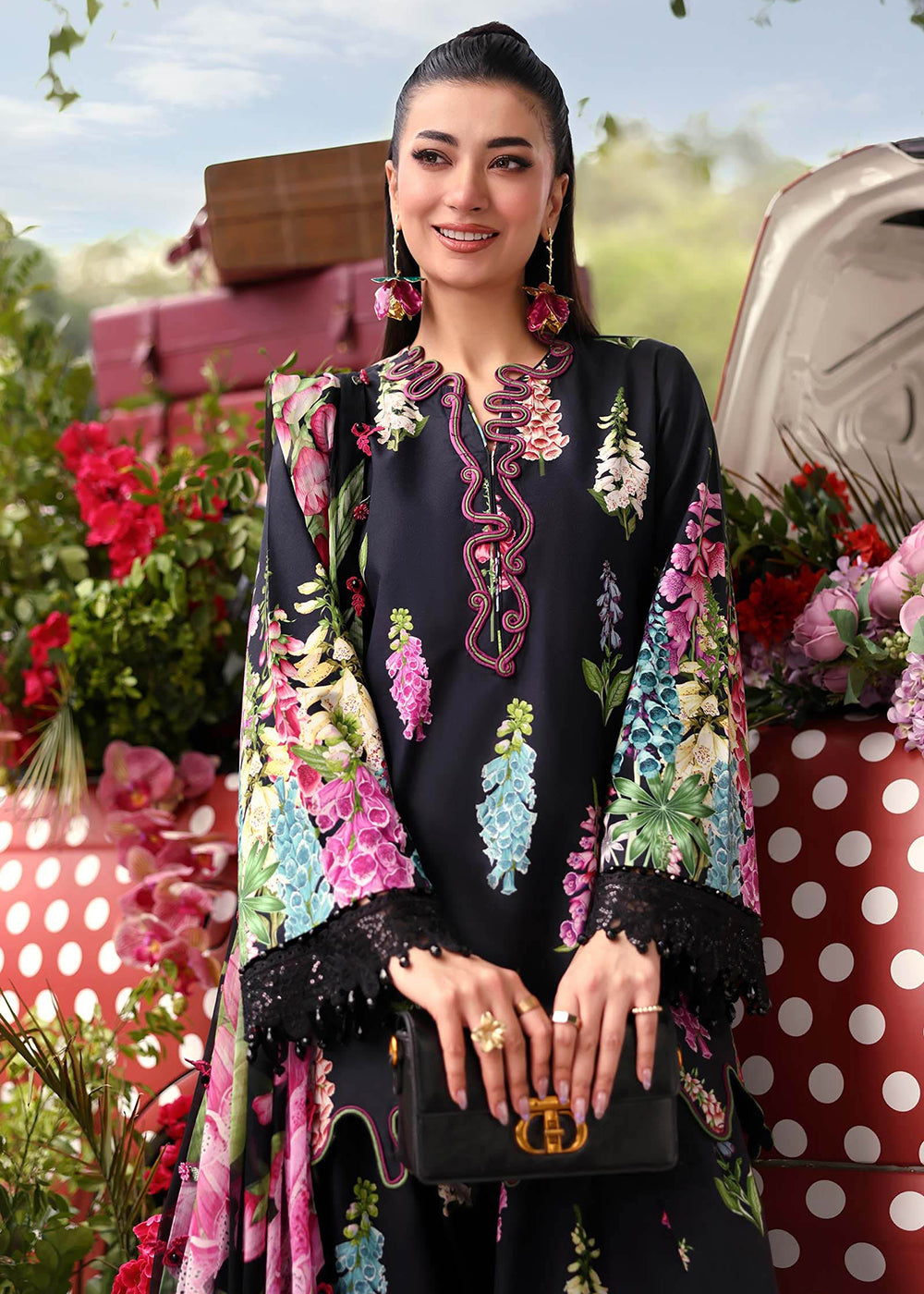 Buy Now M.Prints Summer Lawn '26 by Maria B | MPT-3005B Online in US, UK, Canada, France, Greece, Germany, Ireland, Sweden, Denmark, UAE & Worldwide at Empress.