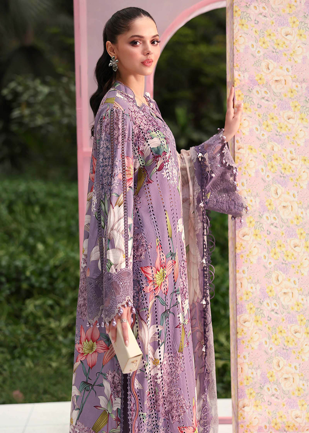 Buy Now M.Prints Summer Lawn '26 by Maria B | MPT-3006B Online in US, UK, Canada, France, Greece, Germany, Ireland, Sweden, Denmark, UAE & Worldwide at Empress.