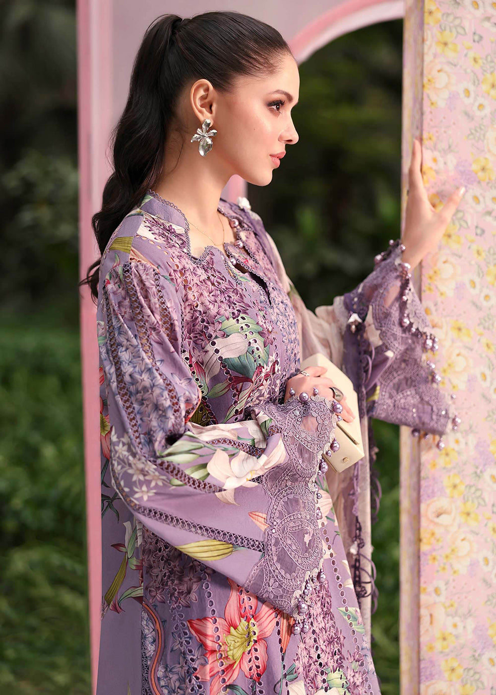 Buy Now M.Prints Summer Lawn '26 by Maria B | MPT-3006B Online in US, UK, Canada, France, Greece, Germany, Ireland, Sweden, Denmark, UAE & Worldwide at Empress.
