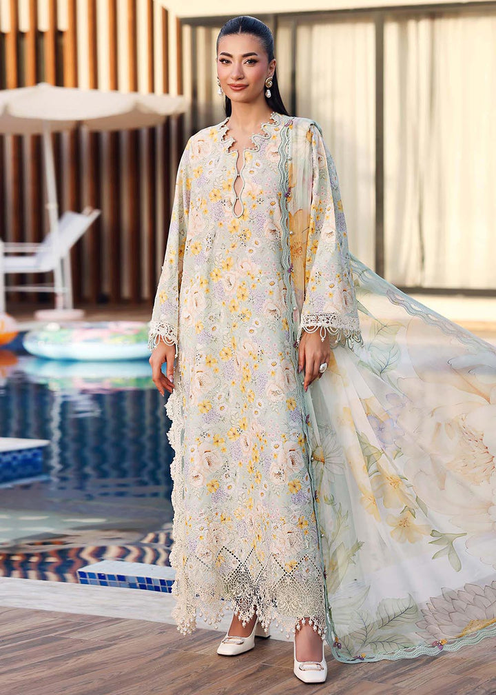 Buy Now M.Prints Summer Lawn '26 by Maria B | MPT-3007A Online in US, UK, Canada, France, Greece, Germany, Ireland, Sweden, Denmark, UAE & Worldwide at Empress.