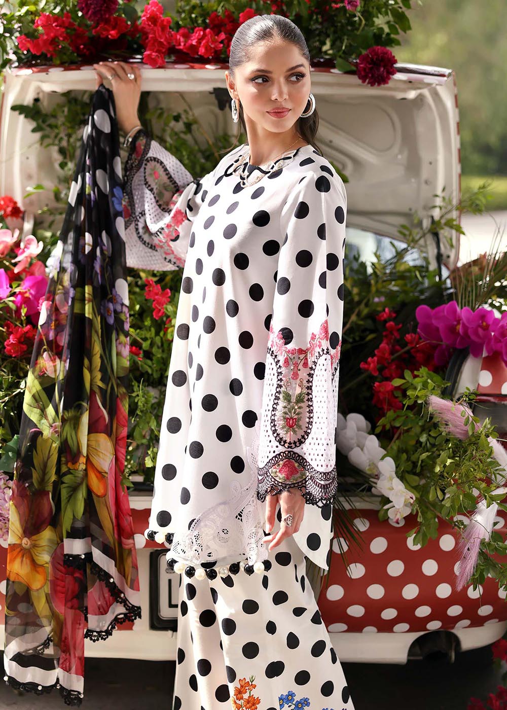 Buy Now M.Prints Summer Lawn '26 by Maria B | MPT-3008A Online in US, UK, Canada, France, Greece, Germany, Ireland, Sweden, Denmark, UAE & Worldwide at Empress.