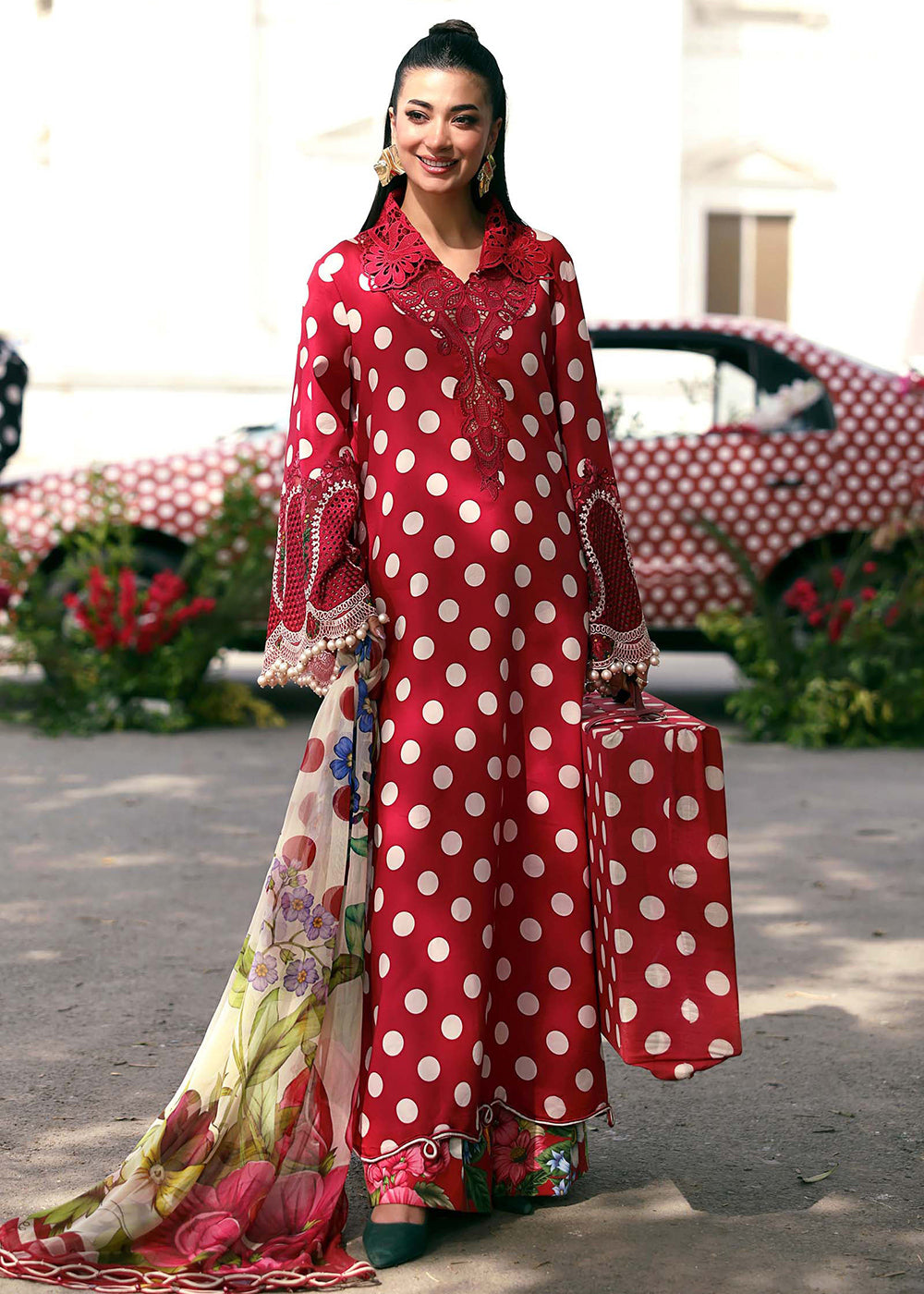 Buy Now M.Prints Summer Lawn '26 by Maria B | MPT-3008B Online in US, UK, Canada, France, Greece, Germany, Ireland, Sweden, Denmark, UAE & Worldwide at Empress.