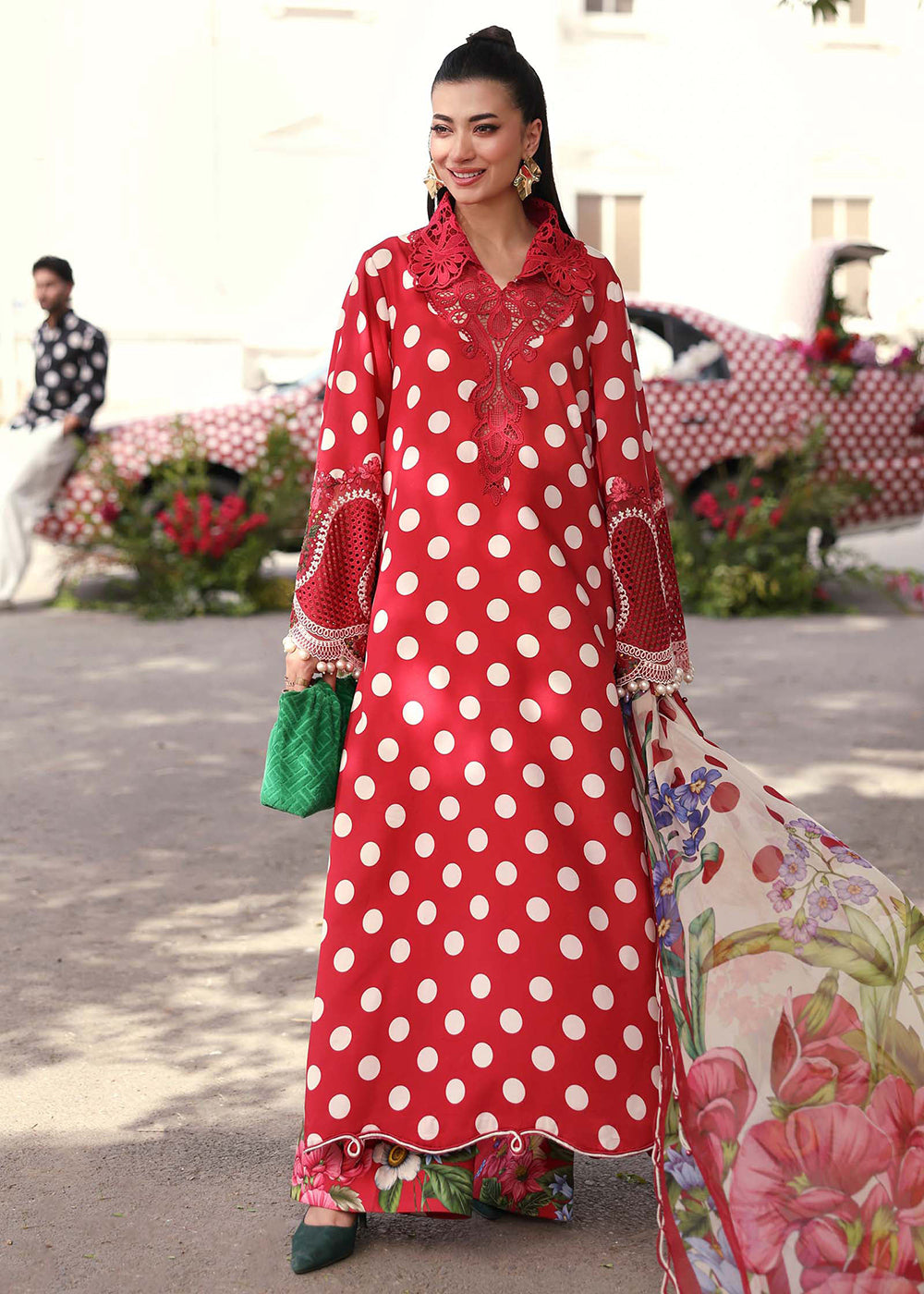 Buy Now M.Prints Summer Lawn '26 by Maria B | MPT-3008B Online in US, UK, Canada, France, Greece, Germany, Ireland, Sweden, Denmark, UAE & Worldwide at Empress.