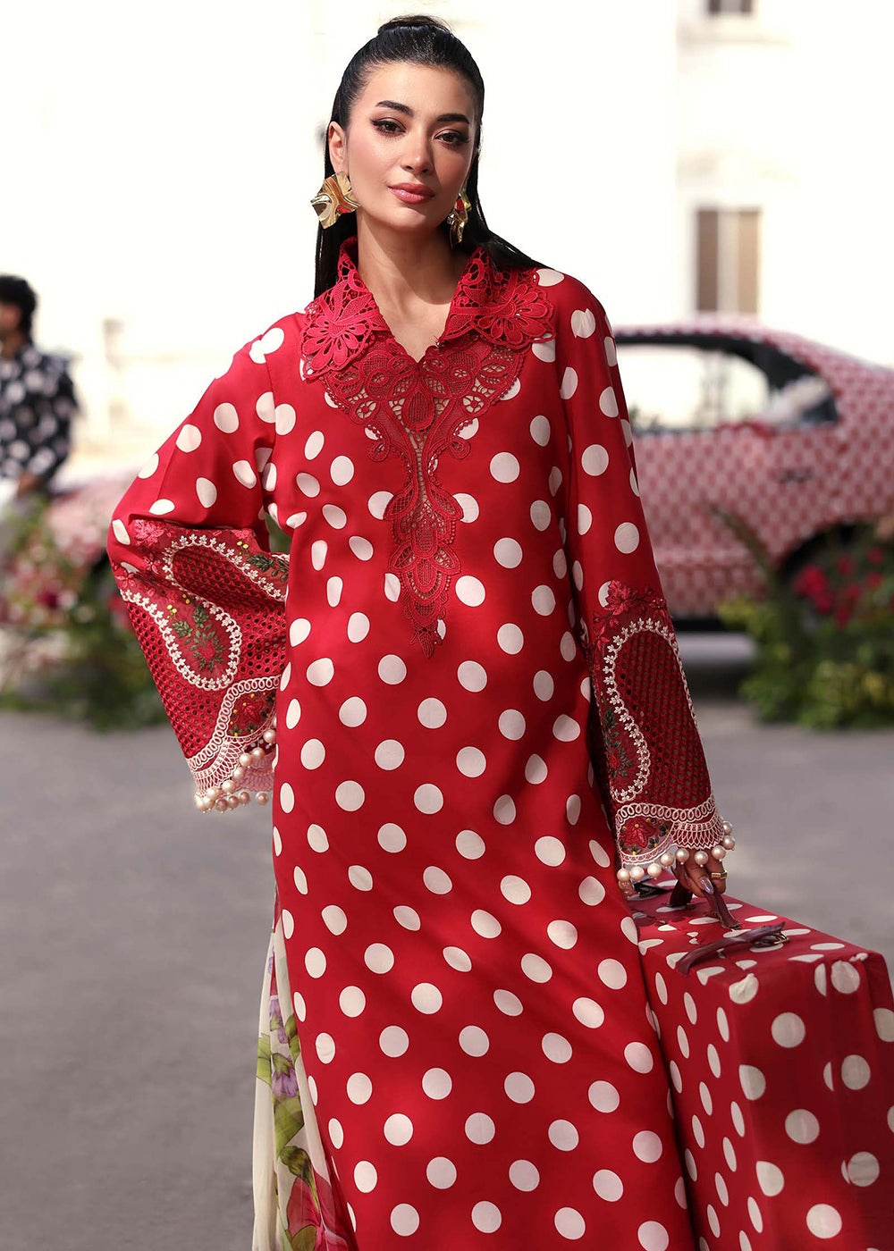 Buy Now M.Prints Summer Lawn '26 by Maria B | MPT-3008B Online in US, UK, Canada, France, Greece, Germany, Ireland, Sweden, Denmark, UAE & Worldwide at Empress.