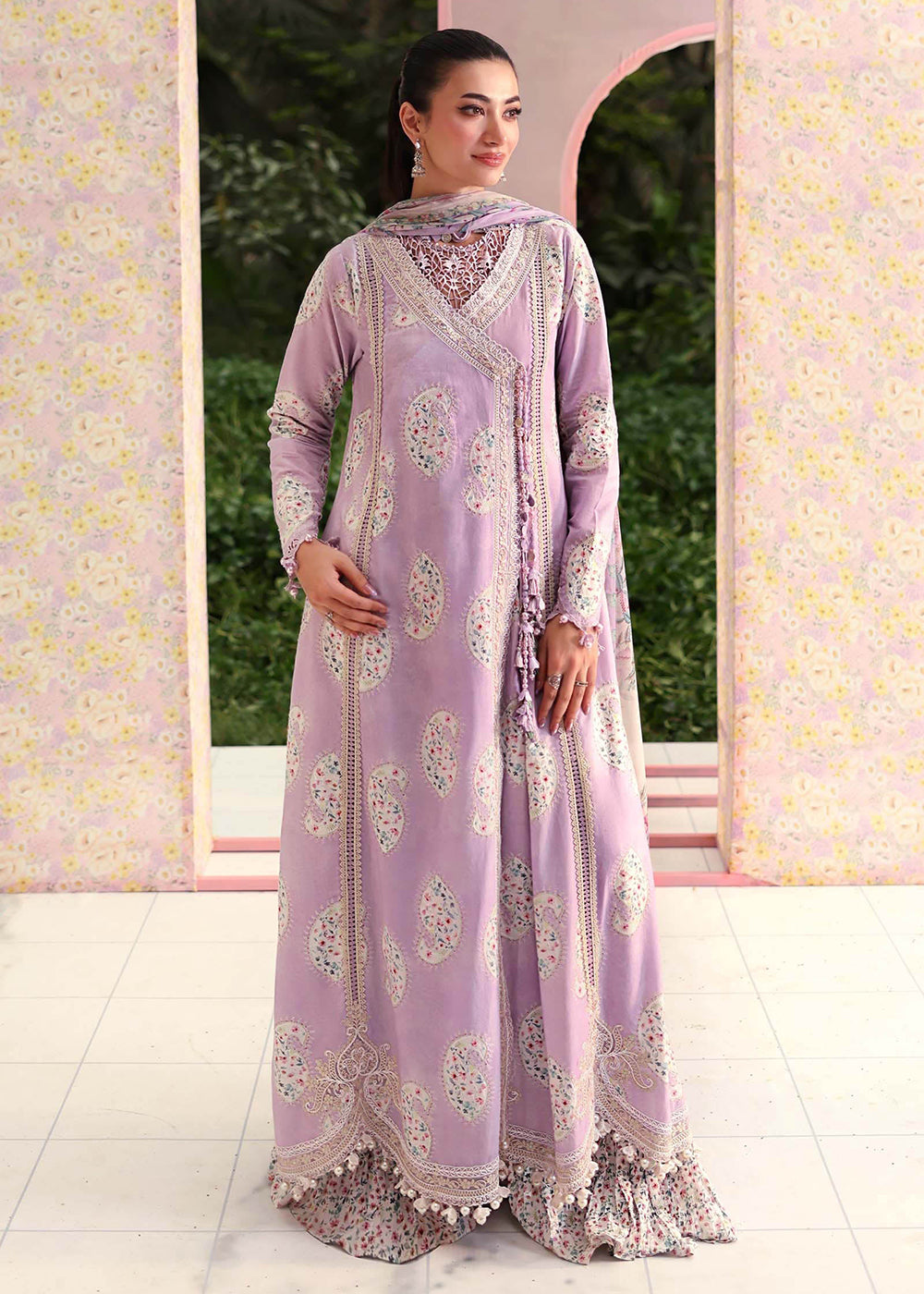 Buy Now M.Prints Summer Lawn '26 by Maria B | MPT-3009B Online in US, UK, Canada, France, Greece, Germany, Ireland, Sweden, Denmark, UAE & Worldwide at Empress.