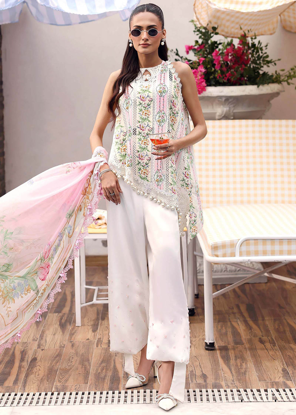 Buy Now M.Prints Summer Lawn '26 by Maria B | MPT-3010A Online in US, UK, Canada, France, Greece, Germany, Ireland, Sweden, Denmark, UAE & Worldwide at Empress.