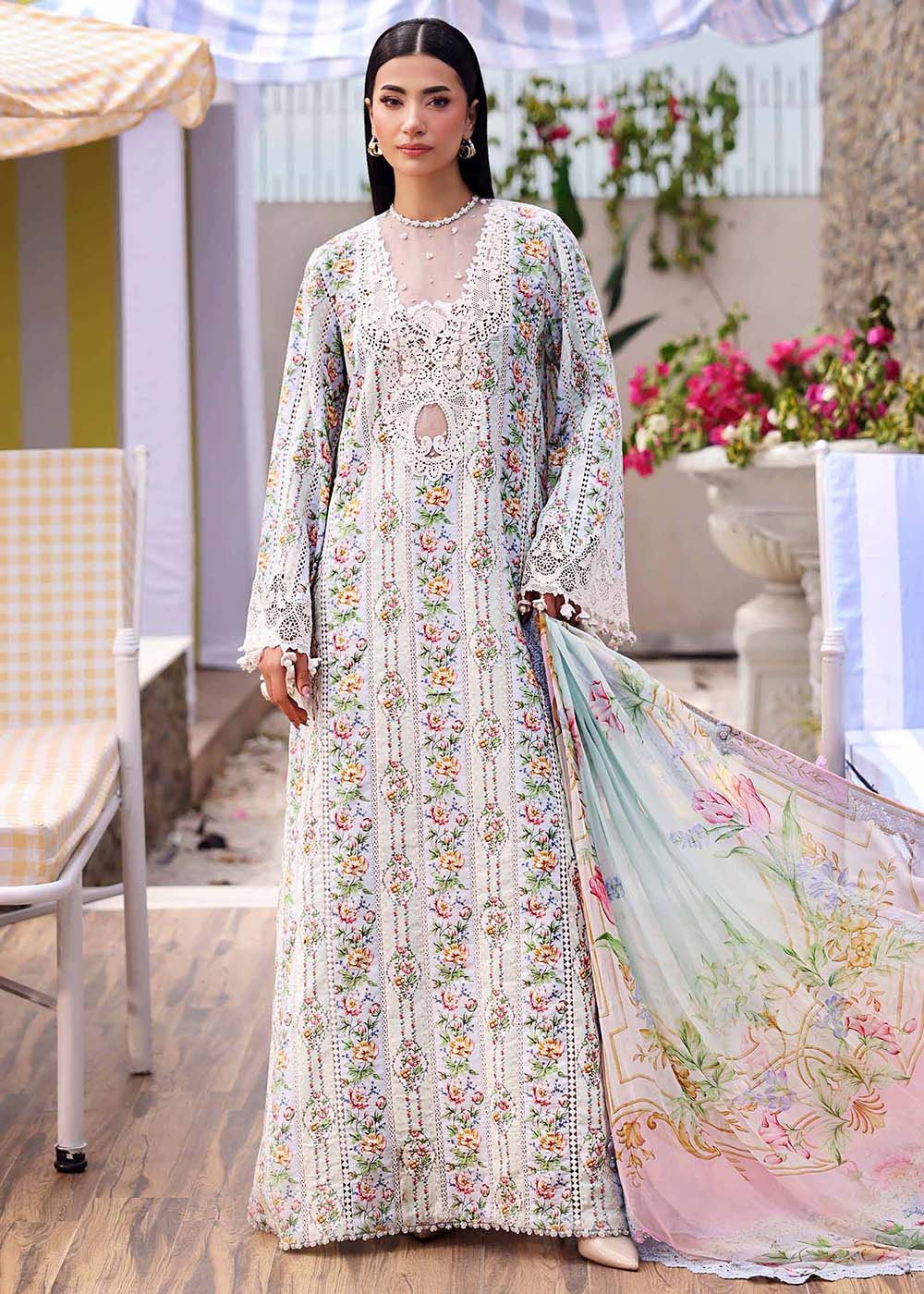 Buy Now M.Prints Summer Lawn '26 by Maria B | MPT-3010B Online in US, UK, Canada, France, Greece, Germany, Ireland, Sweden, Denmark, UAE & Worldwide at Empress.