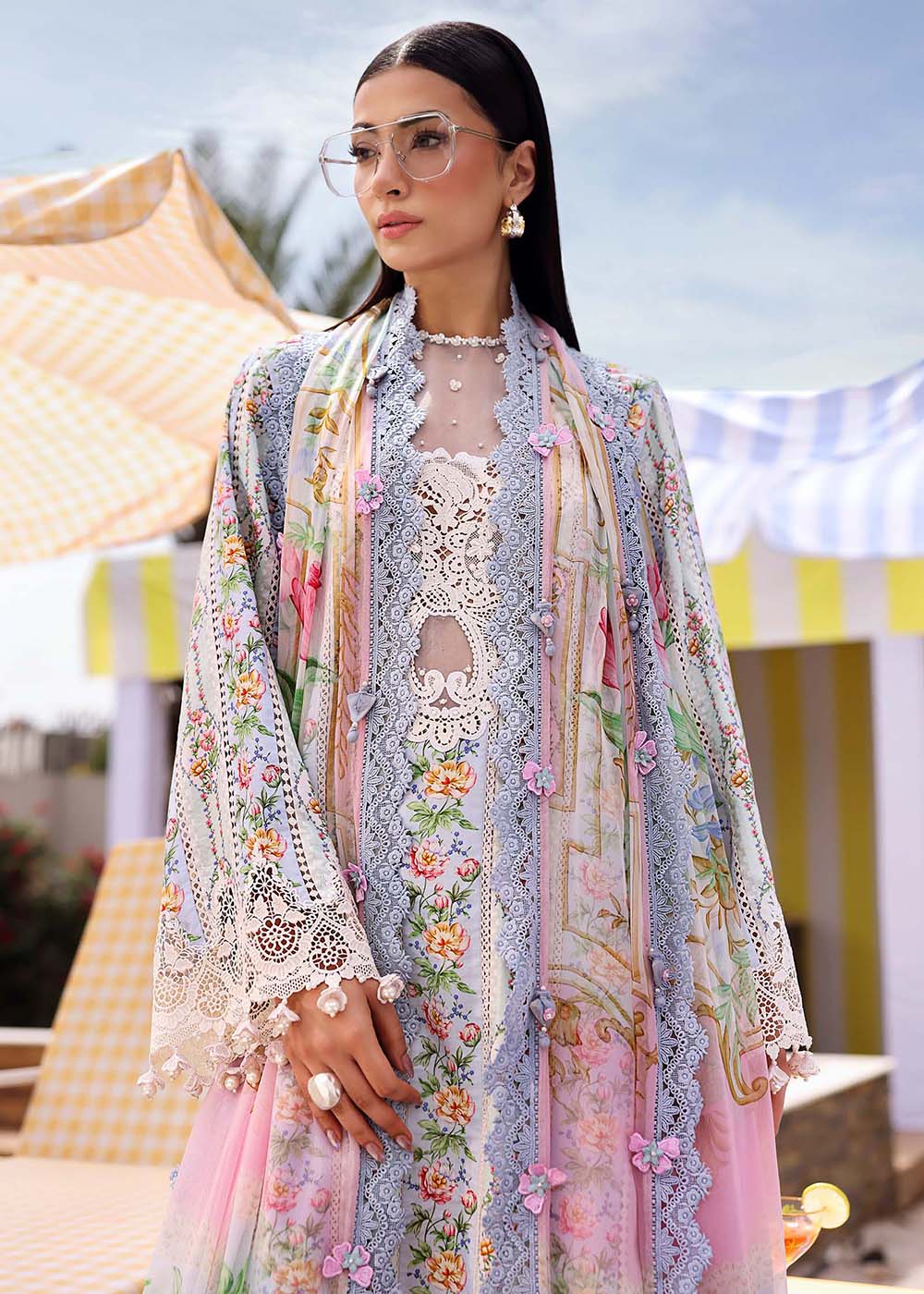 Buy Now M.Prints Summer Lawn '26 by Maria B | MPT-3010B Online in US, UK, Canada, France, Greece, Germany, Ireland, Sweden, Denmark, UAE & Worldwide at Empress.