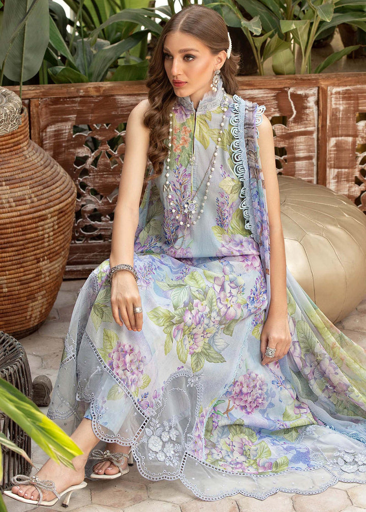 Buy Now Lawn Printed Suit - Maria B - M.Prints Eid Collection 2023 - MPT-1801-B Online in USA, UK, Canada & Worldwide at Empress Clothing.