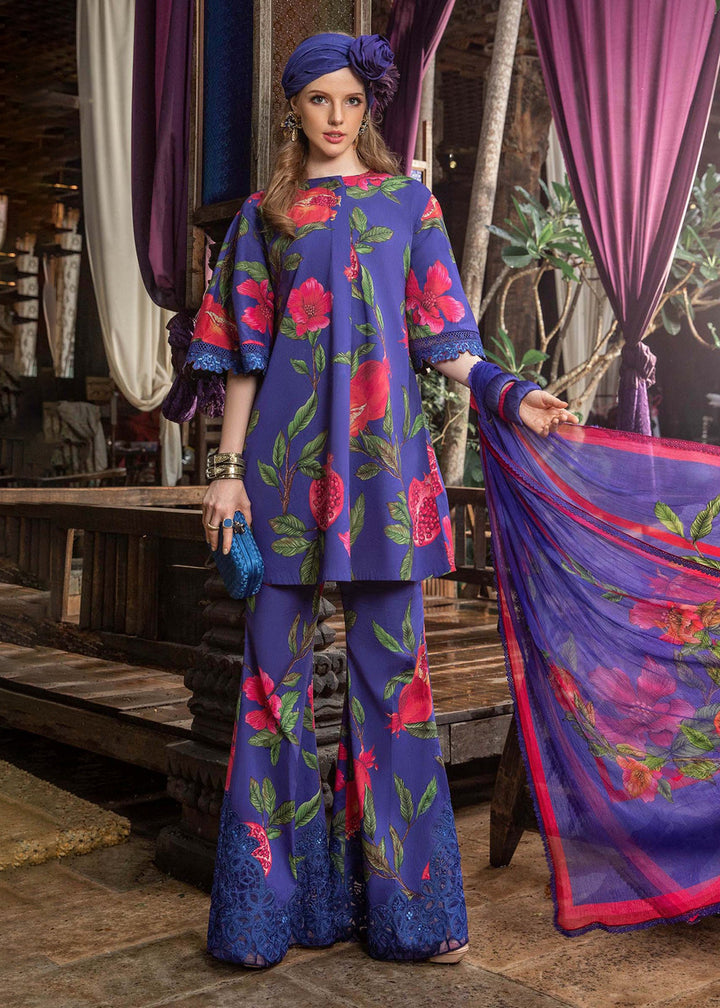 Buy Now Lawn Printed Suit - Maria B - M.Prints Eid Collection 2023 - MPT-1803-B Online in USA, UK, Canada & Worldwide at Empress Clothing.