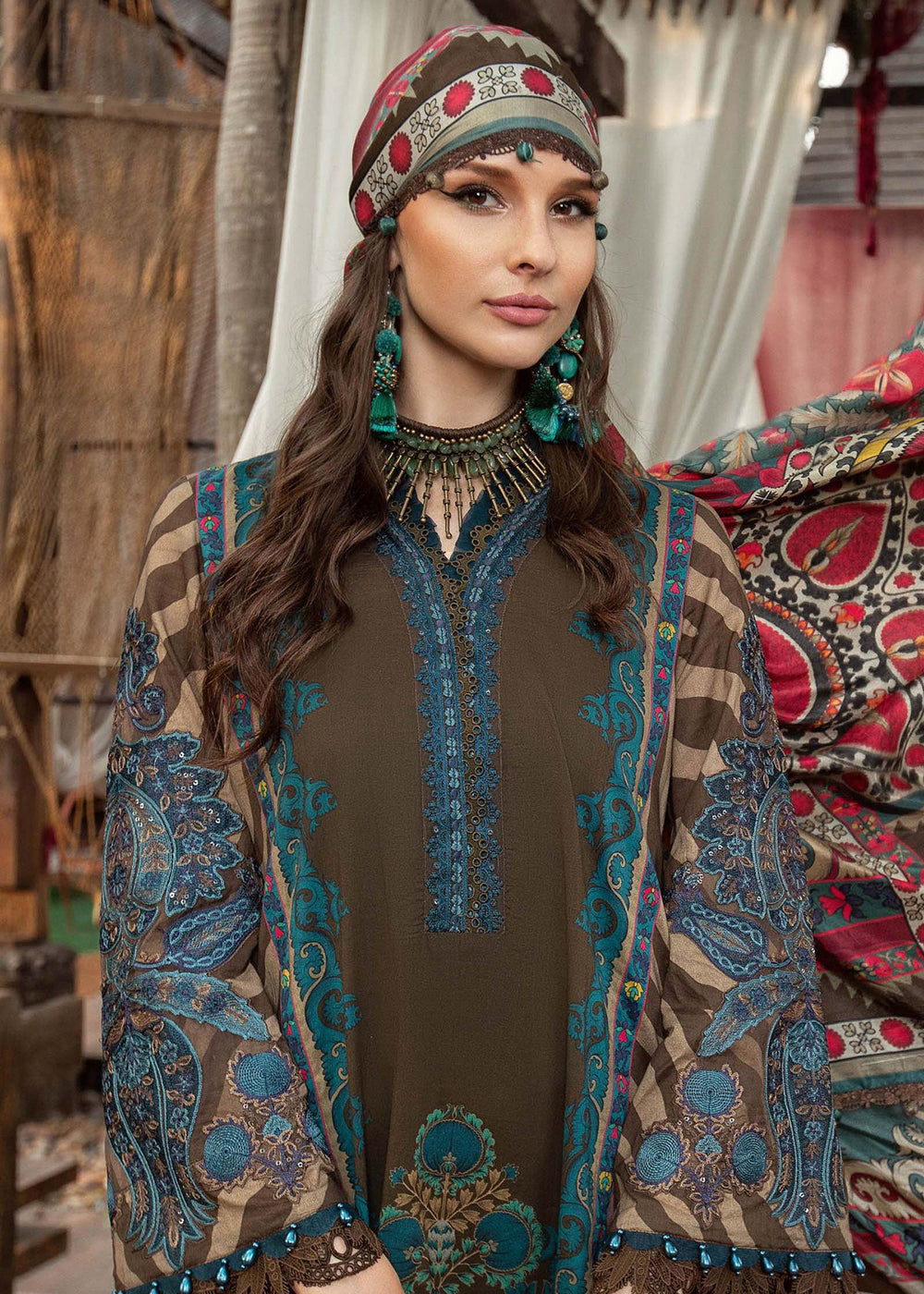 Buy Now Lawn Printed Suit - Maria B - M.Prints Eid Collection 2023 - MPT-1804-B Online in USA, UK, Canada & Worldwide at Empress Clothing. 