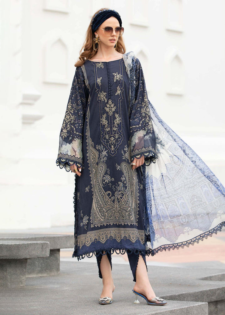 Buy Now Lawn Printed Suit - Maria B - M.Prints Eid Collection 2023 - MPT-1805-B Online in USA, UK, Canada & Worldwide at Empress Clothing. 