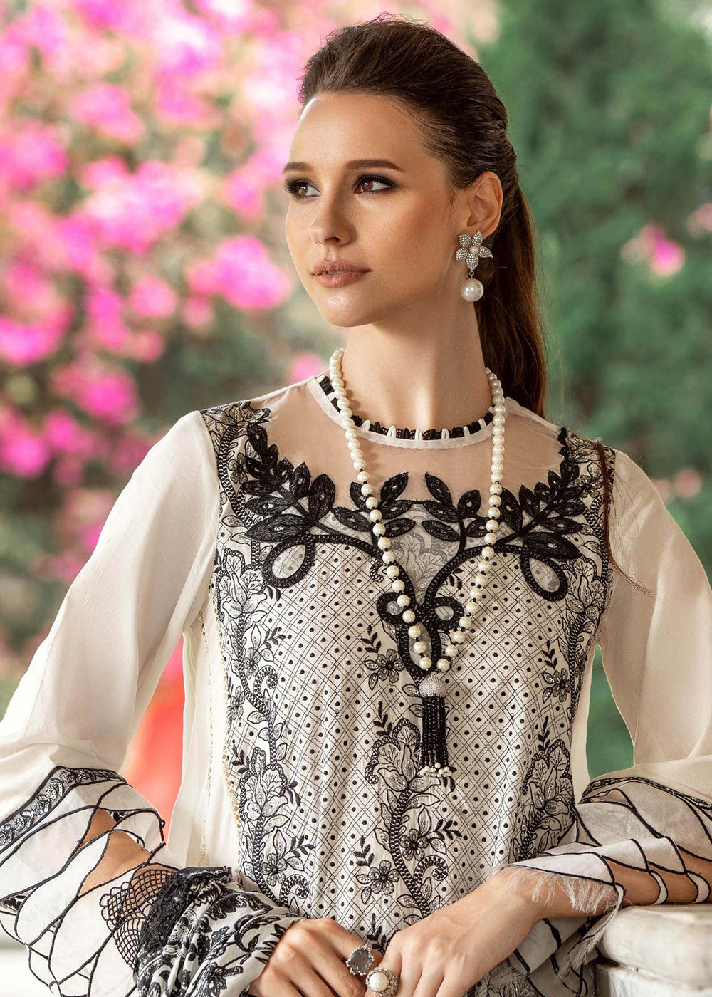 Buy Now Lawn Printed Suit - Maria B - M.Prints Eid Collection 2023 - MPT-1807-A Online in USA, UK, Canada & Worldwide at Empress Clothing. 