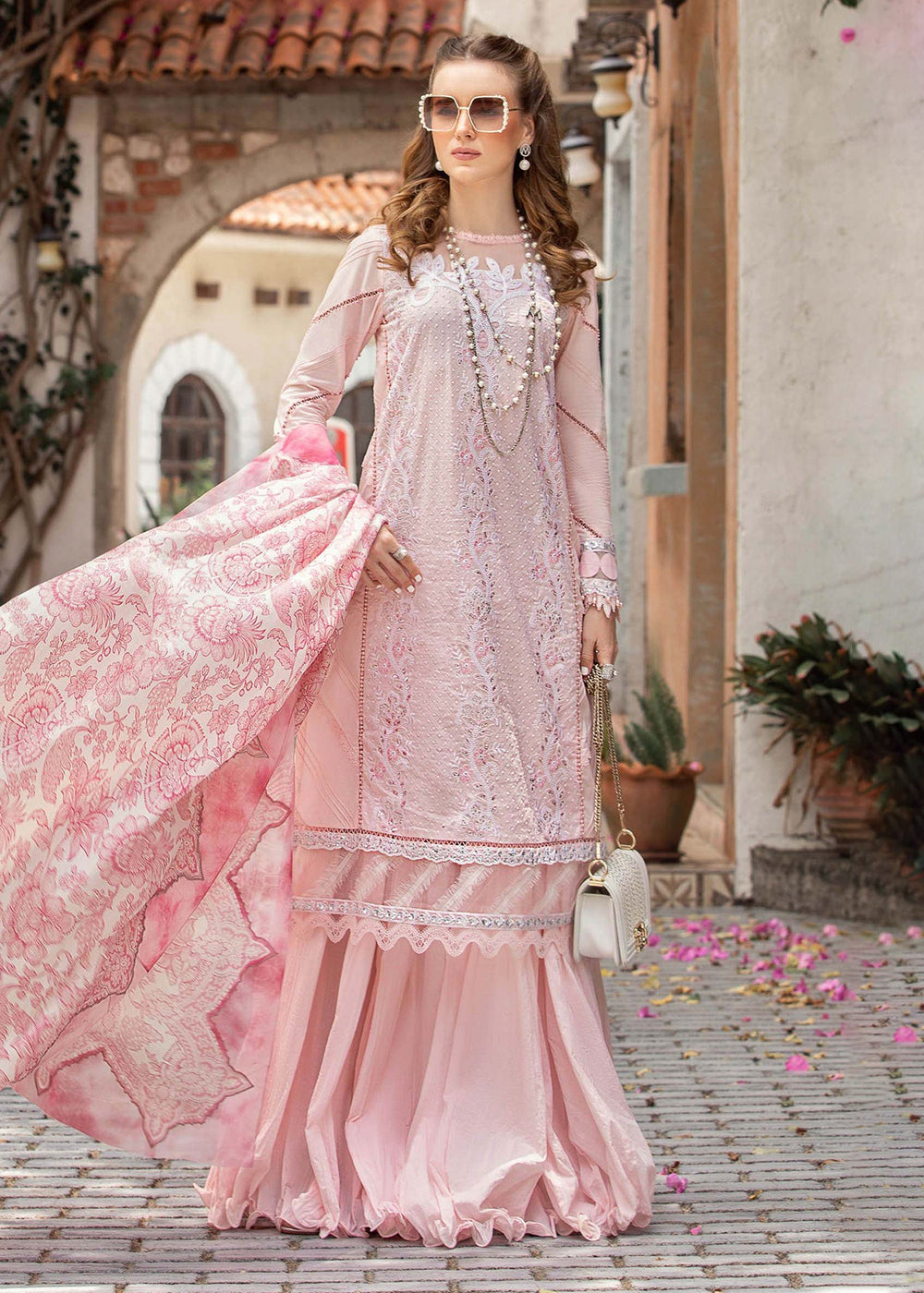 Buy Now Lawn Printed Suit - Maria B - M.Prints Eid Collection 2023 - MPT-1807-B Online in USA, UK, Canada & Worldwide at Empress Clothing. 
