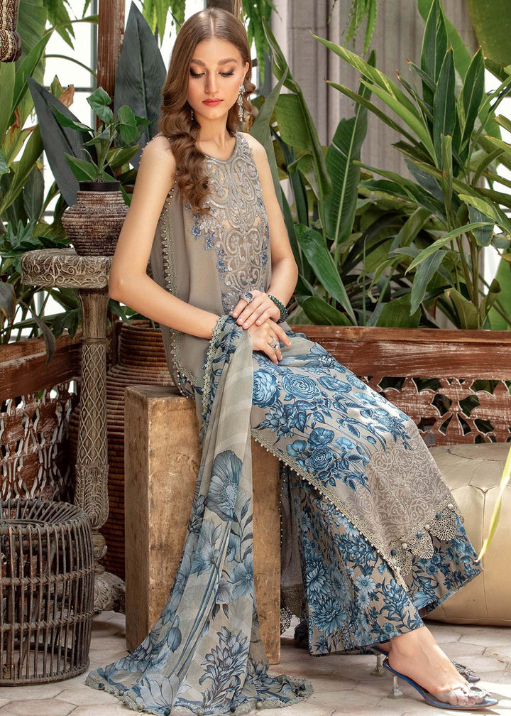 Buy Now Lawn Printed Suit - Maria B - M.Prints Eid Collection 2023 - MPT-1809-A Online in USA, UK, Canada & Worldwide at Empress Clothing. 
