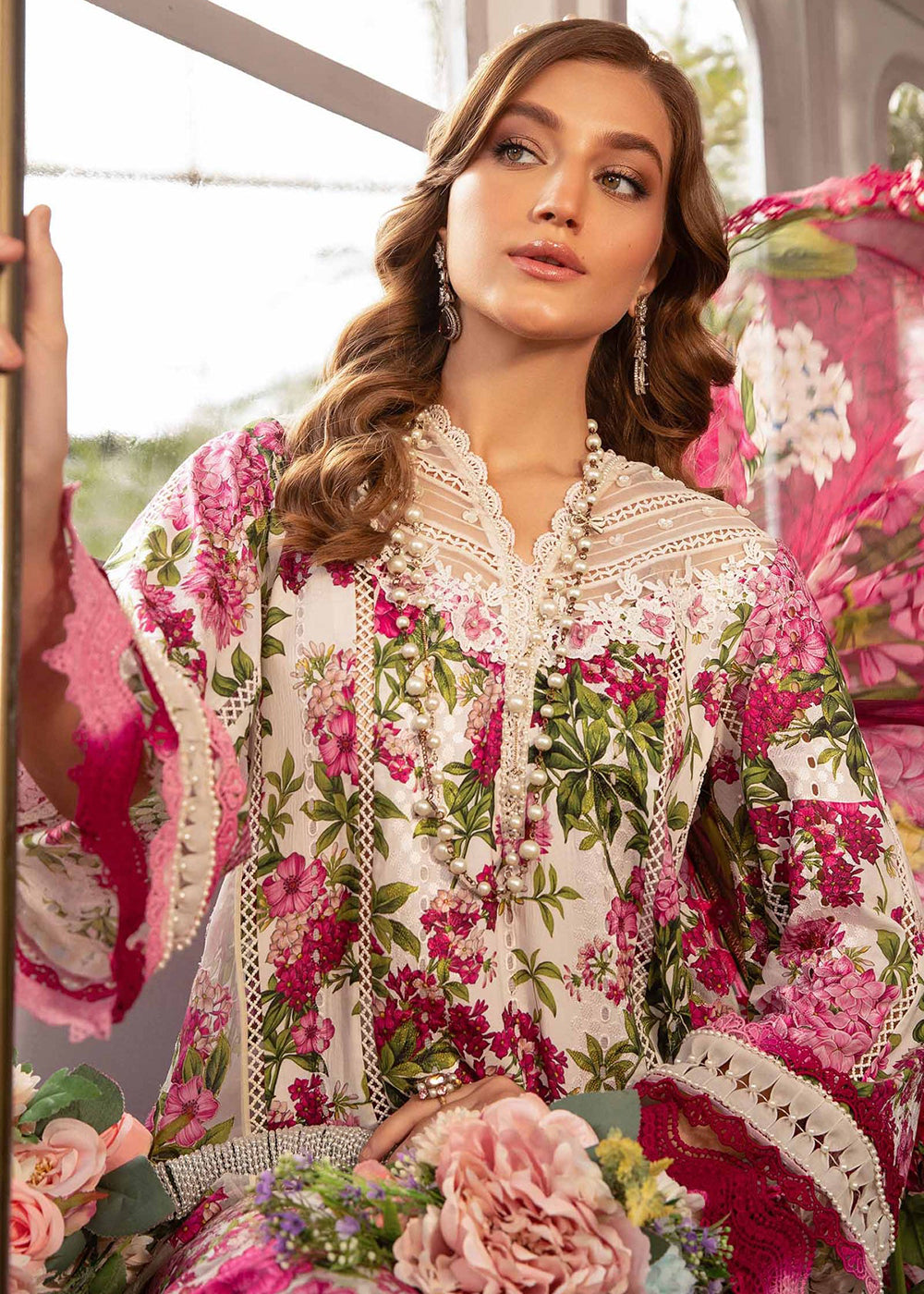 Buy M.Prints Spring Summer Lawn Edit '24 By Maria B | MPT-2102-A ...