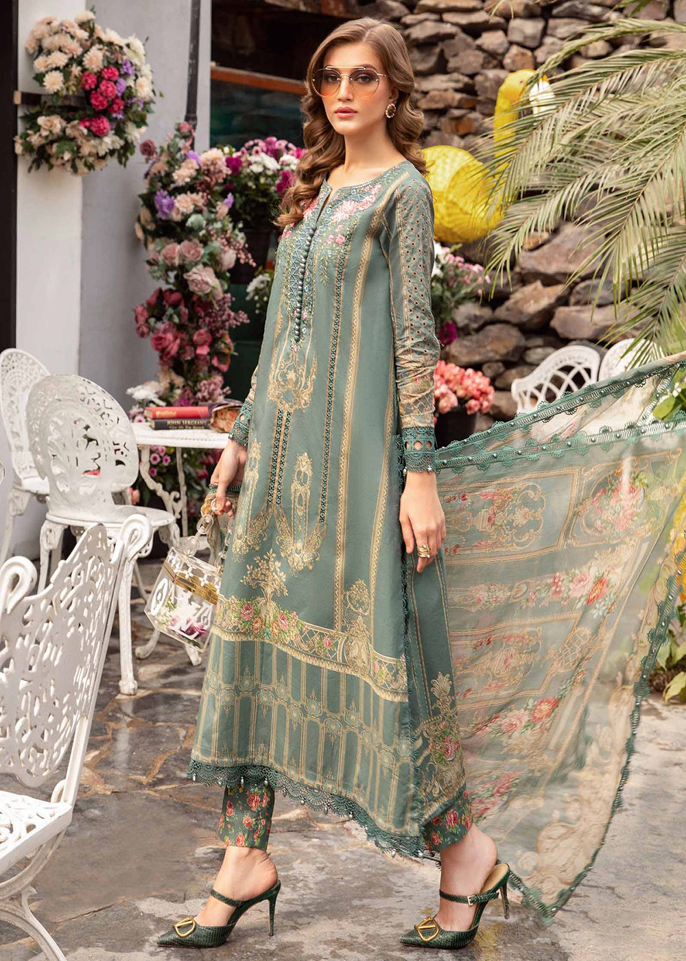 Buy Now M.Prints Spring Summer Lawn Edit '24 by Maria B | MPT-2104-B Online at Empress in USA, UK, Canada & Worldwide at Empress Clothing. 