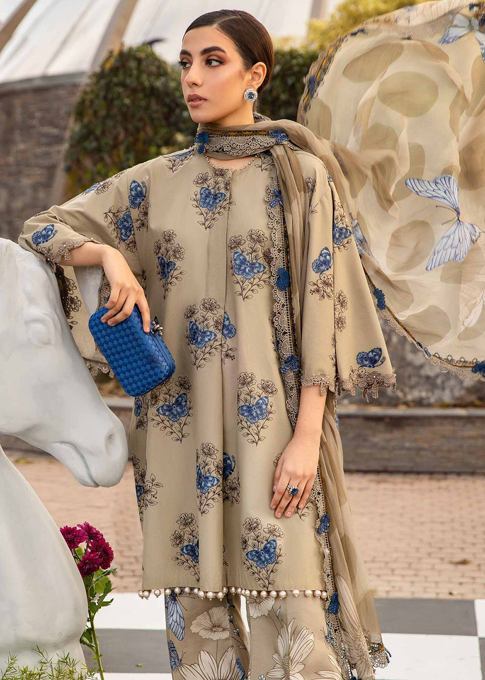 Buy Now M.Prints Spring Summer Lawn Edit '24 by Maria B | MPT-2105-B Online at Empress in USA, UK, Canada & Worldwide at Empress Clothing. 