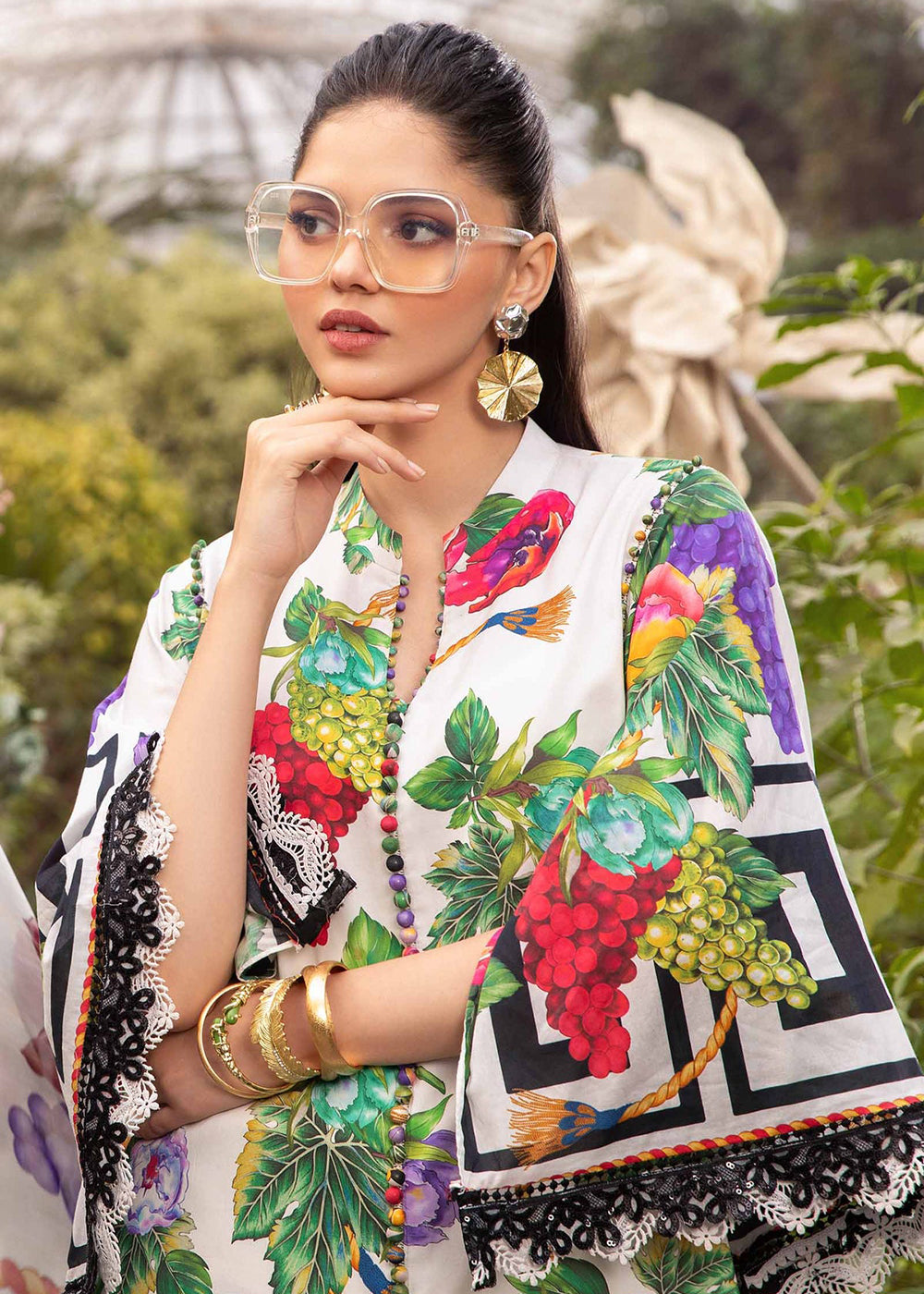 Buy Now M.Prints Spring Summer Lawn Edit '24 by Maria B | MPT-2108-A Online at Empress in USA, UK, Canada & Worldwide at Empress Clothing.