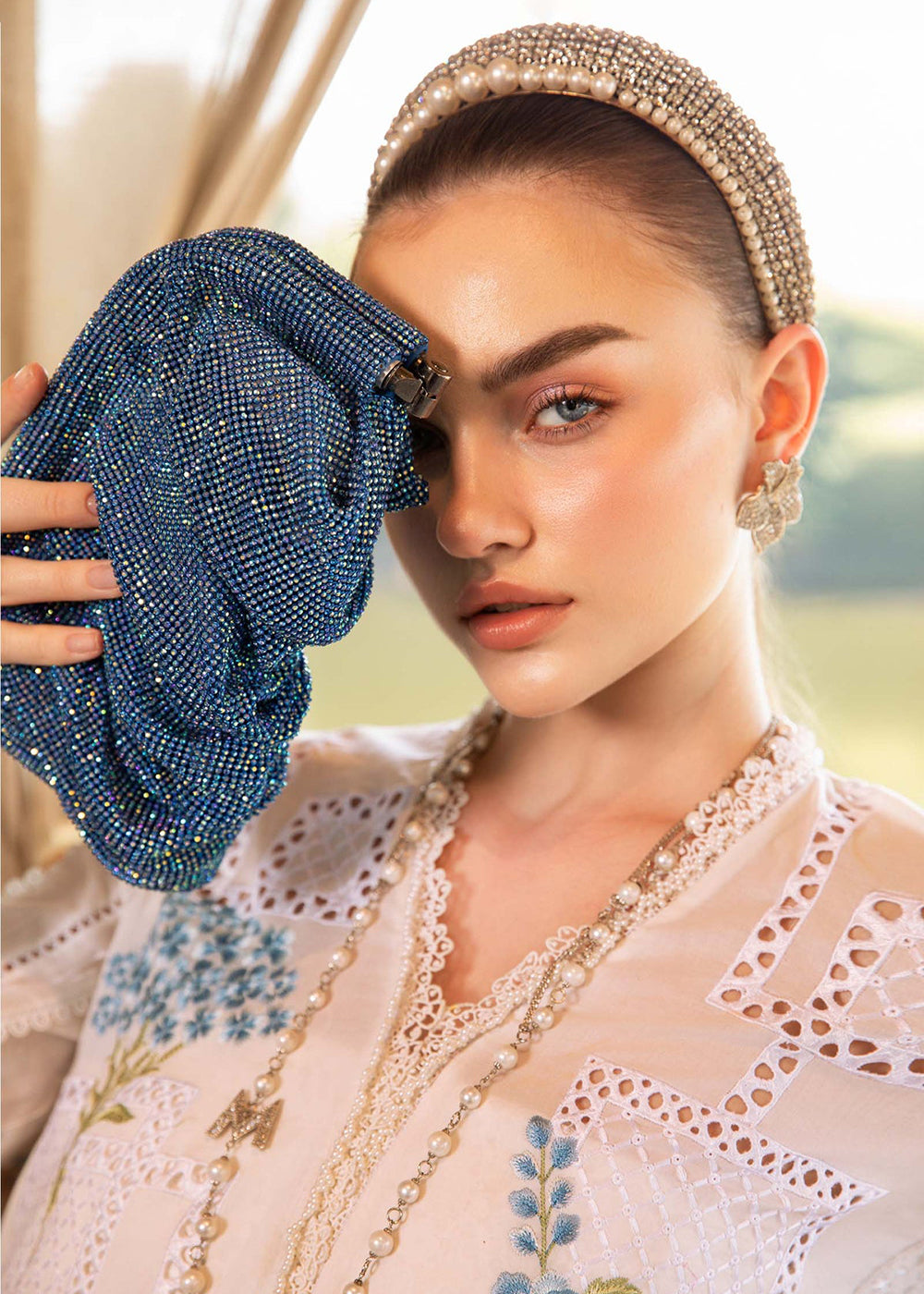 Buy Now M.Prints Spring Summer Lawn '25 by Maria B | MPT-2501-A Online in USA, UK, Canada, Italy, France, Norway, UAE & Worldwide at Empress Clothing.