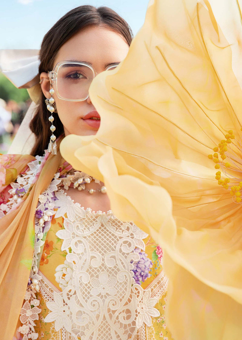 Buy Now M.Prints Spring Summer Lawn '25 by Maria B | MPT-2509-A Online in USA, UK, Canada, Italy, France, Norway, UAE & Worldwide at Empress Clothing. 