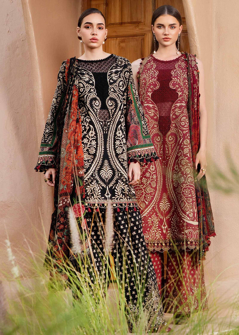 Buy Now M.Prints Spring Summer Lawn '25 by Maria B | MPT-2512-B Online in USA, UK, Canada, Italy, France, Norway, UAE & Worldwide at Empress Clothing.