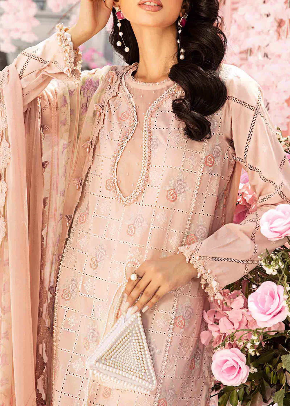 Buy Now Unstitched M Prints Summer Edit '25 by Maria B | MPT-2601-A Online in USA, UK, Canada, Germany, Italy, Austria, France & Worldwide at Empress Clothing.