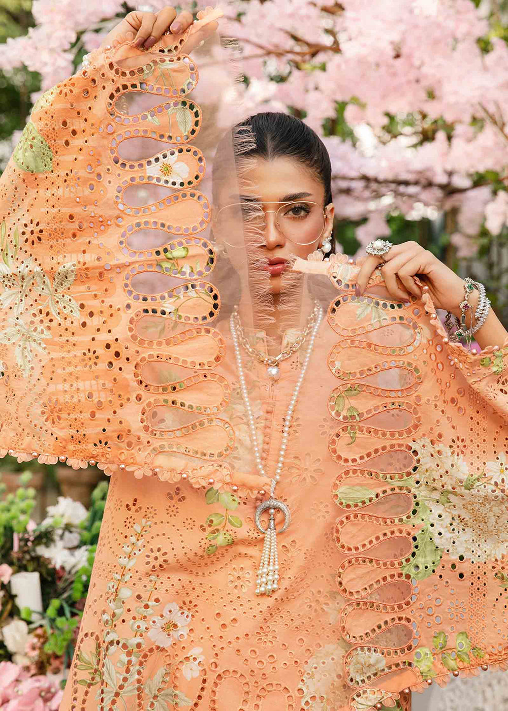 Buy Now Unstitched M Prints Summer Edit '25 by Maria B | MPT-2602-A Online in USA, UK, Canada, Germany, Italy, Austria, France & Worldwide at Empress Clothing.