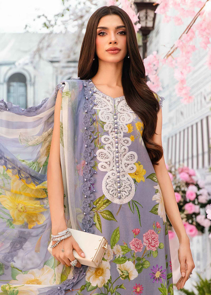 Buy Now Unstitched M Prints Summer Edit '25 by Maria B | MPT-2604-A Online in USA, UK, Canada, Germany, Italy, Austria, France & Worldwide at Empress Clothing.