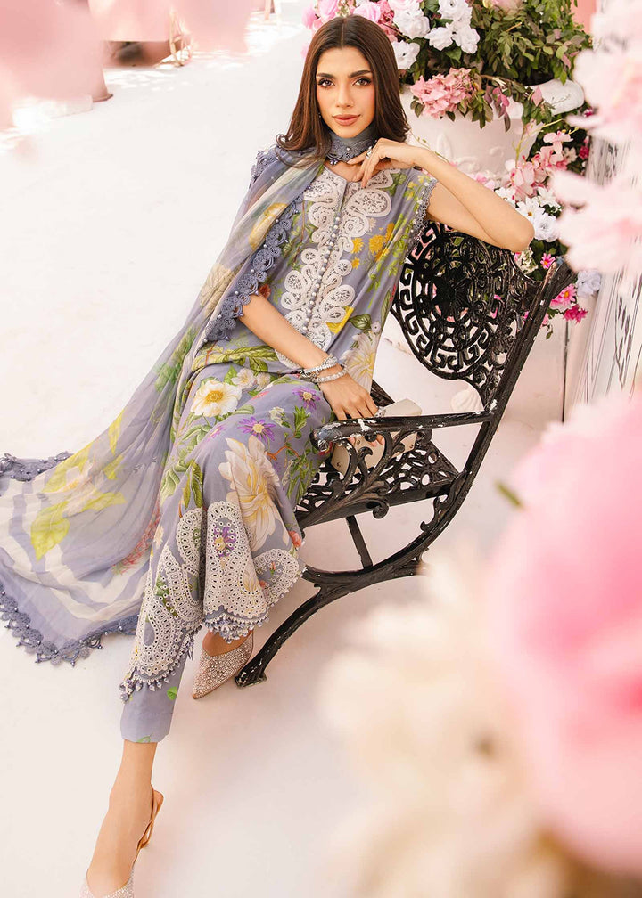 Buy Now Unstitched M Prints Summer Edit '25 by Maria B | MPT-2604-A Online in USA, UK, Canada, Germany, Italy, Austria, France & Worldwide at Empress Clothing.