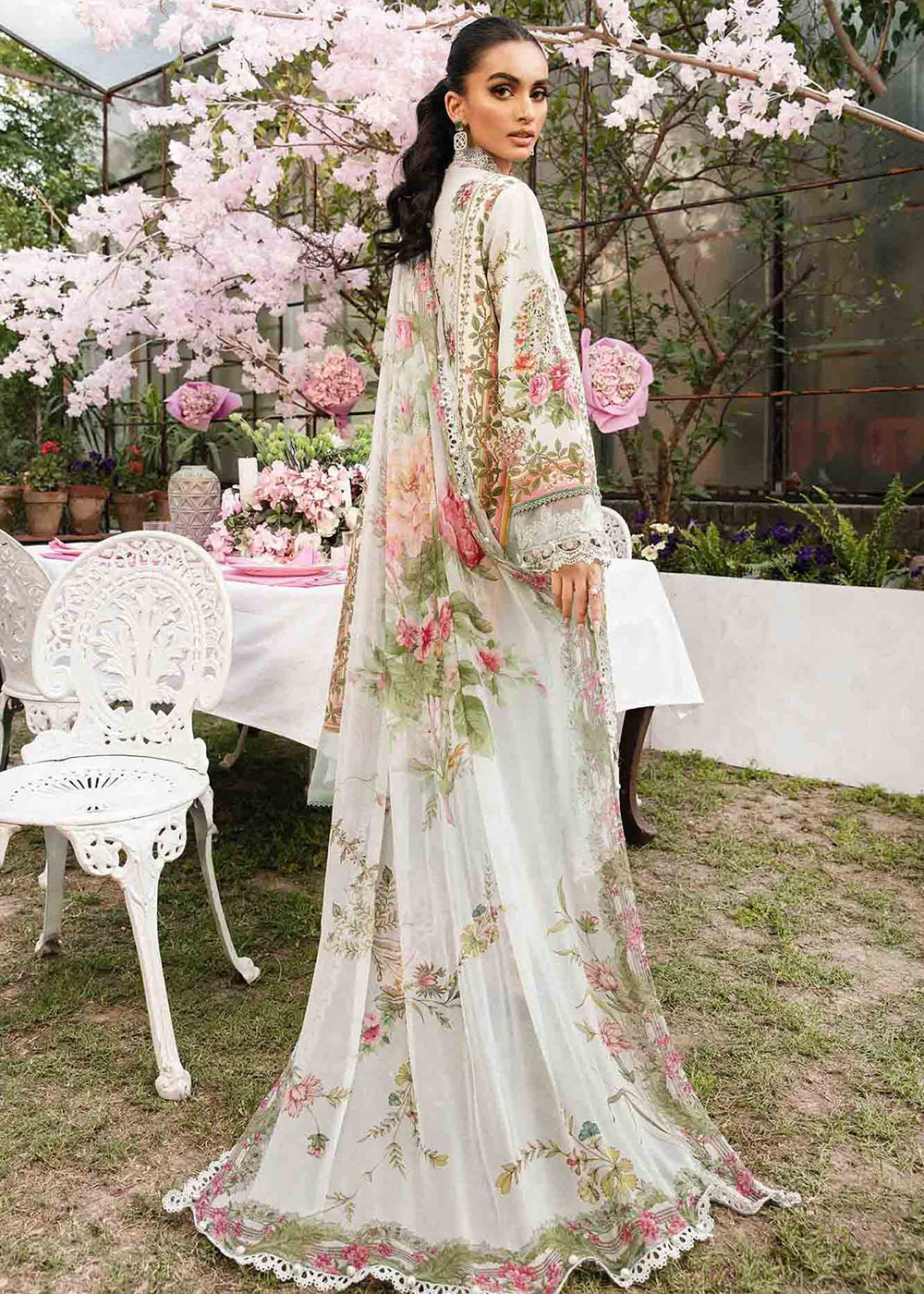 Buy Now Unstitched M Prints Summer Edit '25 by Maria B | MPT-2605-B Online in USA, UK, Canada, Germany, Italy, Austria, France & Worldwide at Empress Clothing.