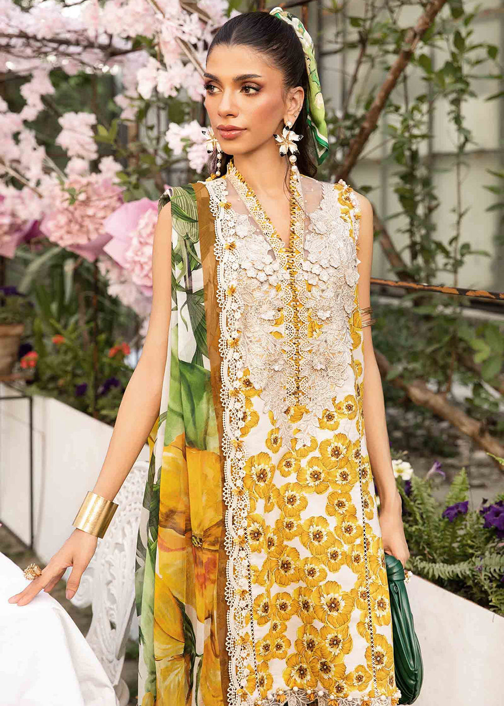 Buy Now Unstitched M Prints Summer Edit '25 by Maria B | MPT-2606-A Online in USA, UK, Canada, Germany, Italy, Austria, France & Worldwide at Empress Clothing.