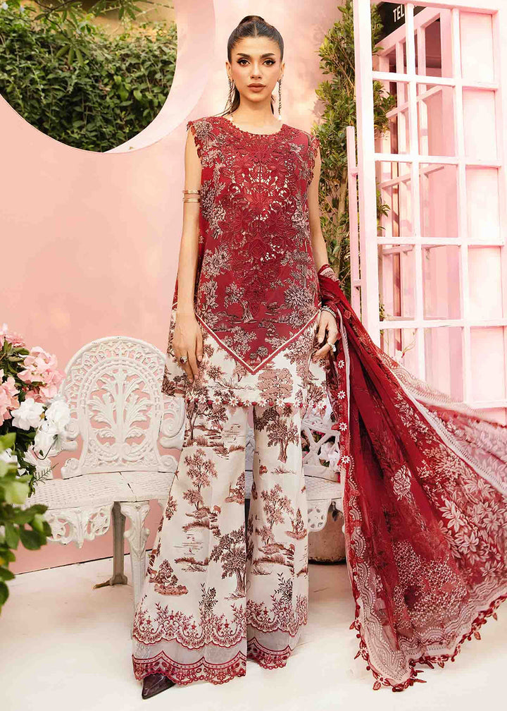 Buy Now Unstitched M Prints Summer Edit '25 by Maria B | MPT-2608-A Online in USA, UK, Canada, Germany, Italy, Austria, France & Worldwide at Empress Clothing.