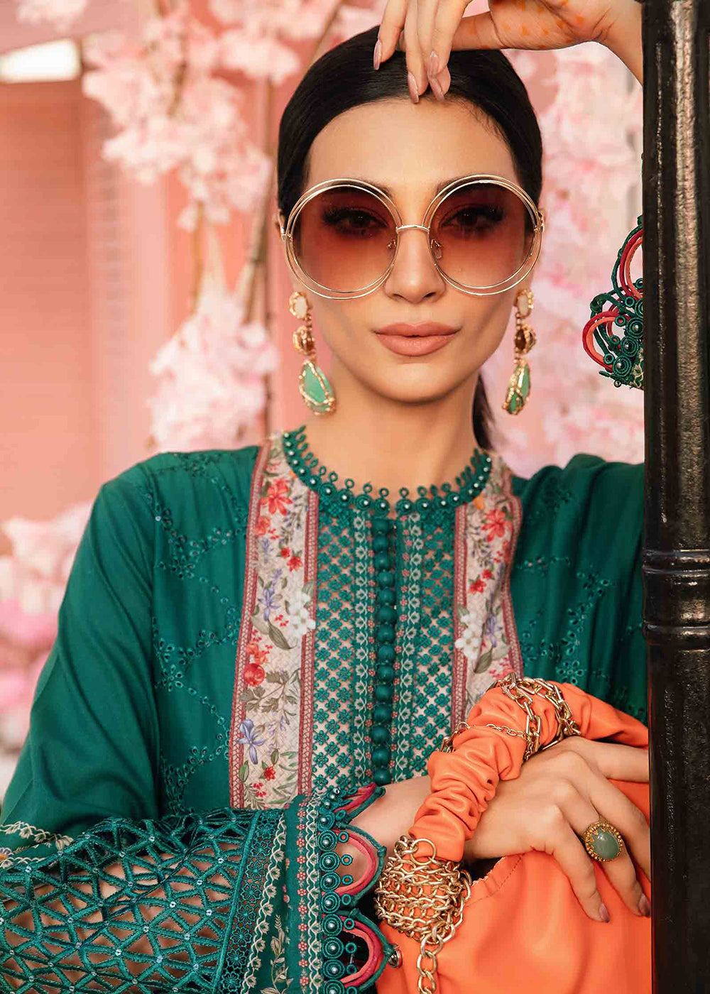 Buy Now Unstitched M Prints Summer Edit '25 by Maria B | MPT-2610-A Online in USA, UK, Canada, Germany, Italy, Austria, France & Worldwide at Empress Clothing.