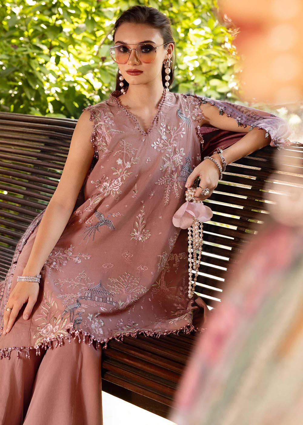 Buy Now M Prints Winter Collection '25 by Maria B | MPT-2801-A Online in USA, UK, Canada, France, Italy, Germany, Greece, Sweden, UAE & Worldwide at Empress.