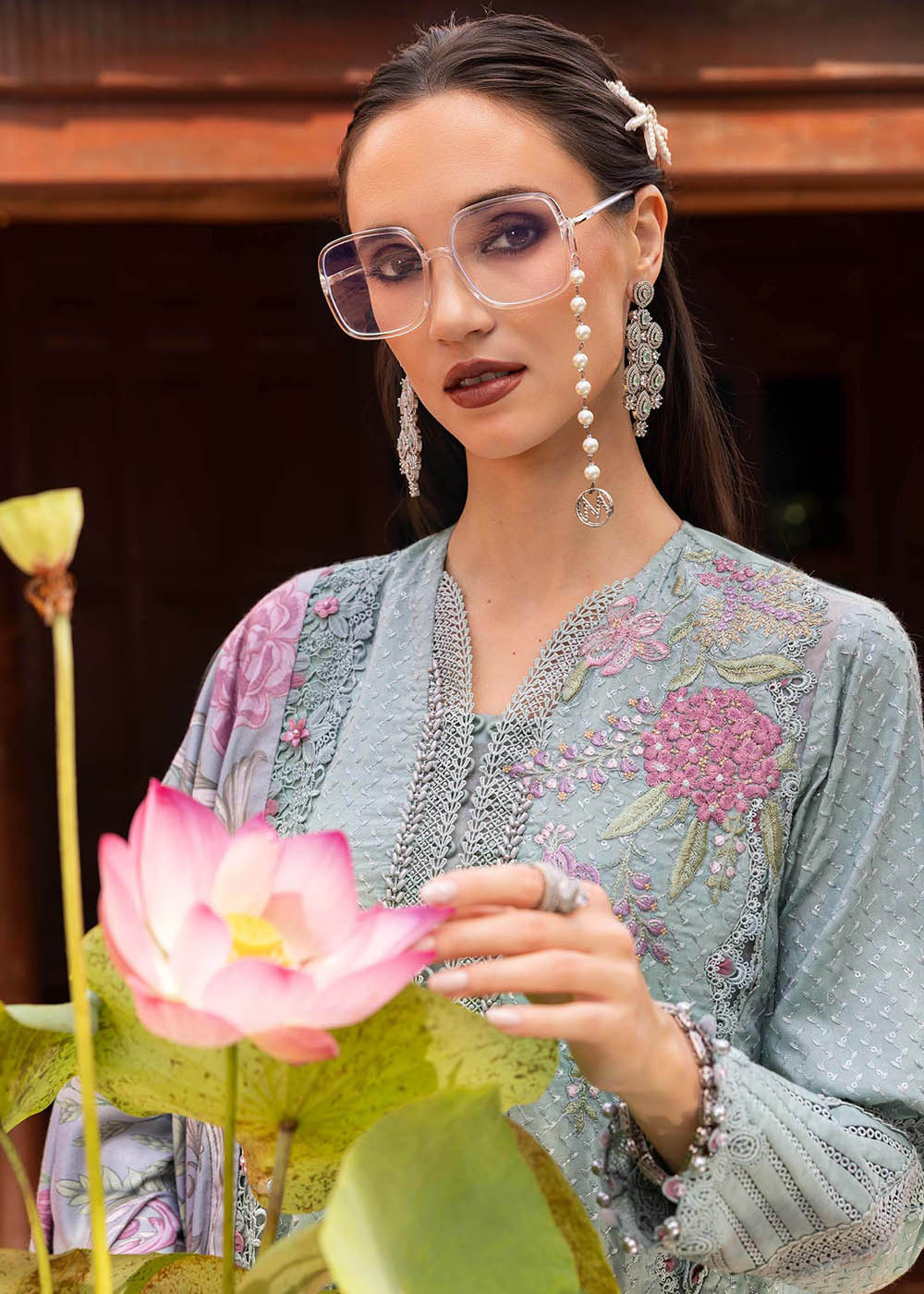 Buy Now M Prints Winter Collection '25 by Maria B | MPT-2802-A Online in USA, UK, Canada, France, Italy, Germany, Greece, Sweden, UAE & Worldwide at Empress.