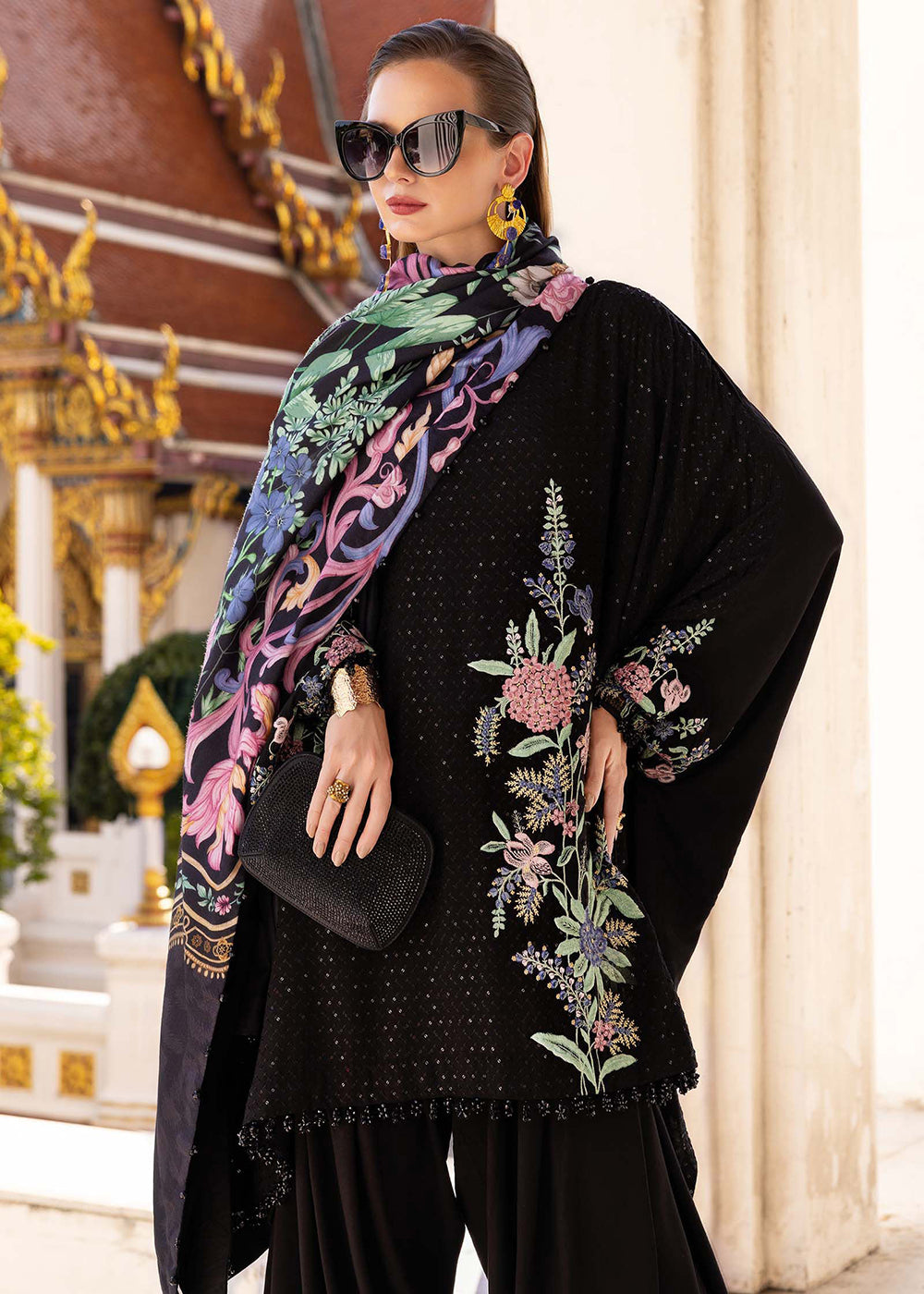 Buy Now M Prints Winter Collection '25 by Maria B | MPT-2802-B Online in USA, UK, Canada, France, Italy, Germany, Greece, Sweden, UAE & Worldwide at Empress.