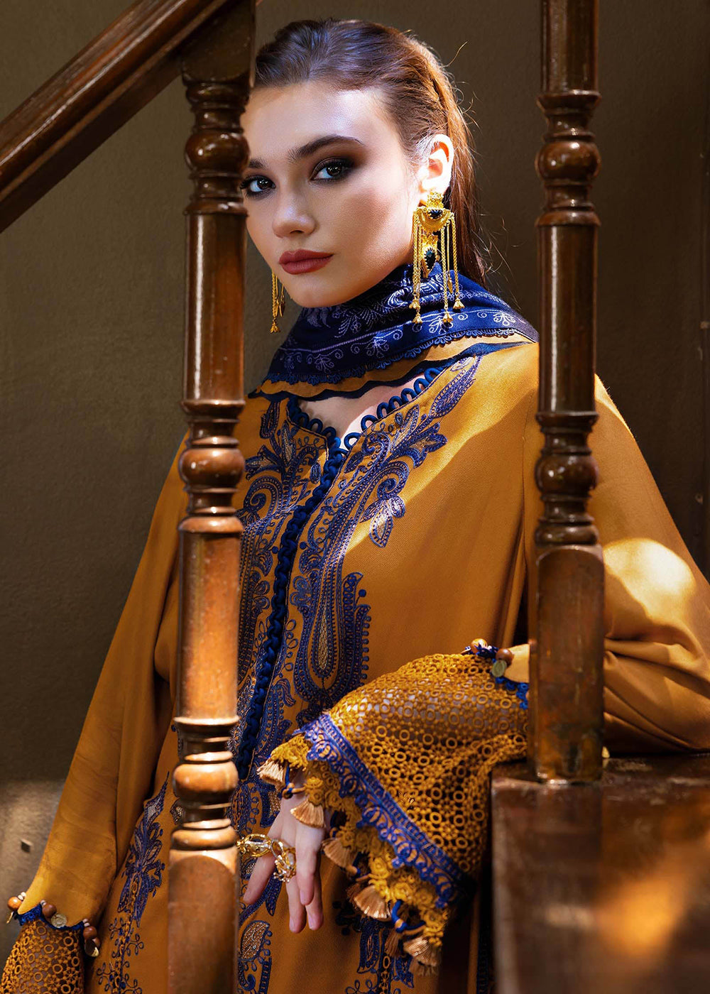 Buy Now M Prints Winter Collection '25 by Maria B | MPT-2803-A Online in USA, UK, Canada, France, Italy, Germany, Greece, Sweden, UAE & Worldwide at Empress.