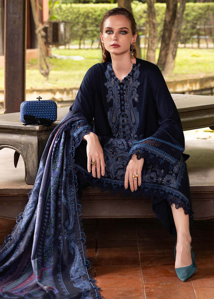 Buy Now M Prints Winter Collection '25 by Maria B | MPT-2803-B Online in USA, UK, Canada, France, Italy, Germany, Greece, Sweden, UAE & Worldwide at Empress.