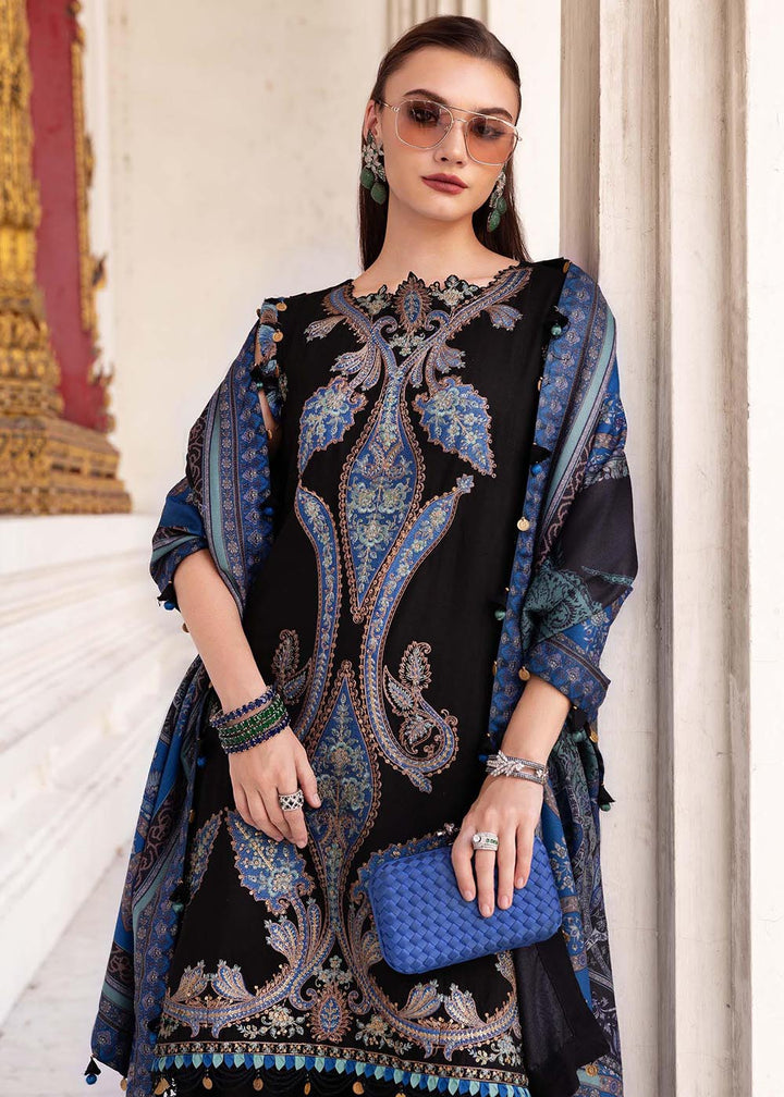 Buy Now M Prints Winter Collection '25 by Maria B | MPT-2806-B Online in USA, UK, Canada, France, Italy, Germany, Greece, Sweden, UAE & Worldwide at Empress.