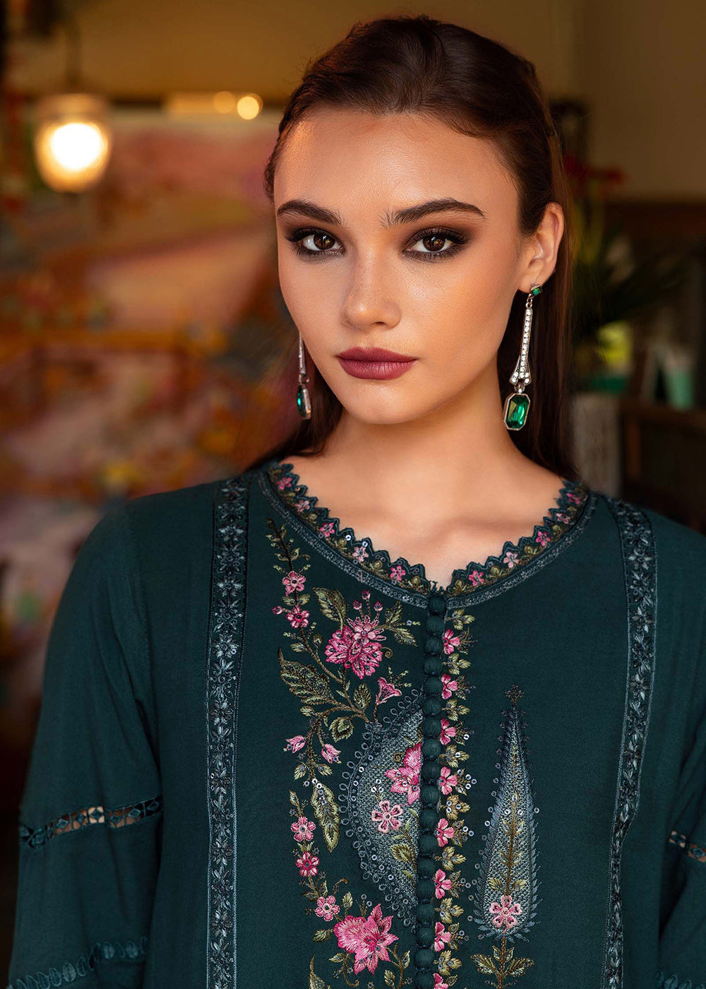 Buy Now M Prints Winter Collection '25 by Maria B | MPT-2807-B Online in USA, UK, Canada, France, Italy, Germany, Greece, Sweden, UAE & Worldwide at Empress.