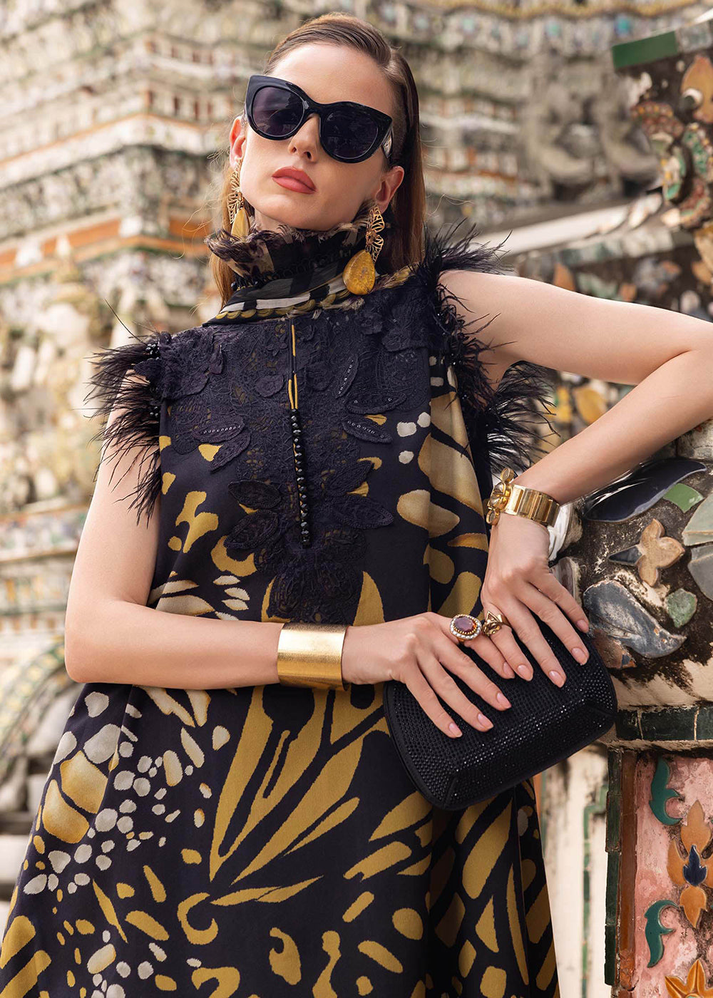 Buy Now M Prints Winter Collection '25 by Maria B | MPT-2809-B Online in USA, UK, Canada, France, Italy, Germany, Greece, Sweden, UAE & Worldwide at Empress.