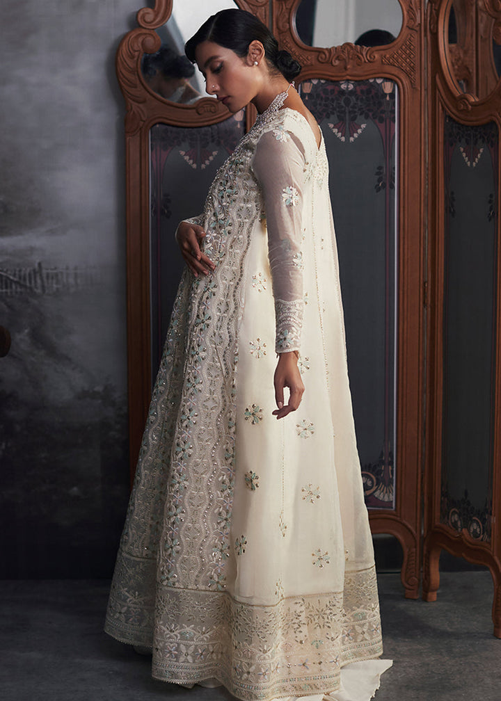 Buy Now White Organza Net Pakistani Suit | Mushq | Qala Kamdaani | Aaila Online in USA, UK, Canada & Worldwide at Empress Clothing.
