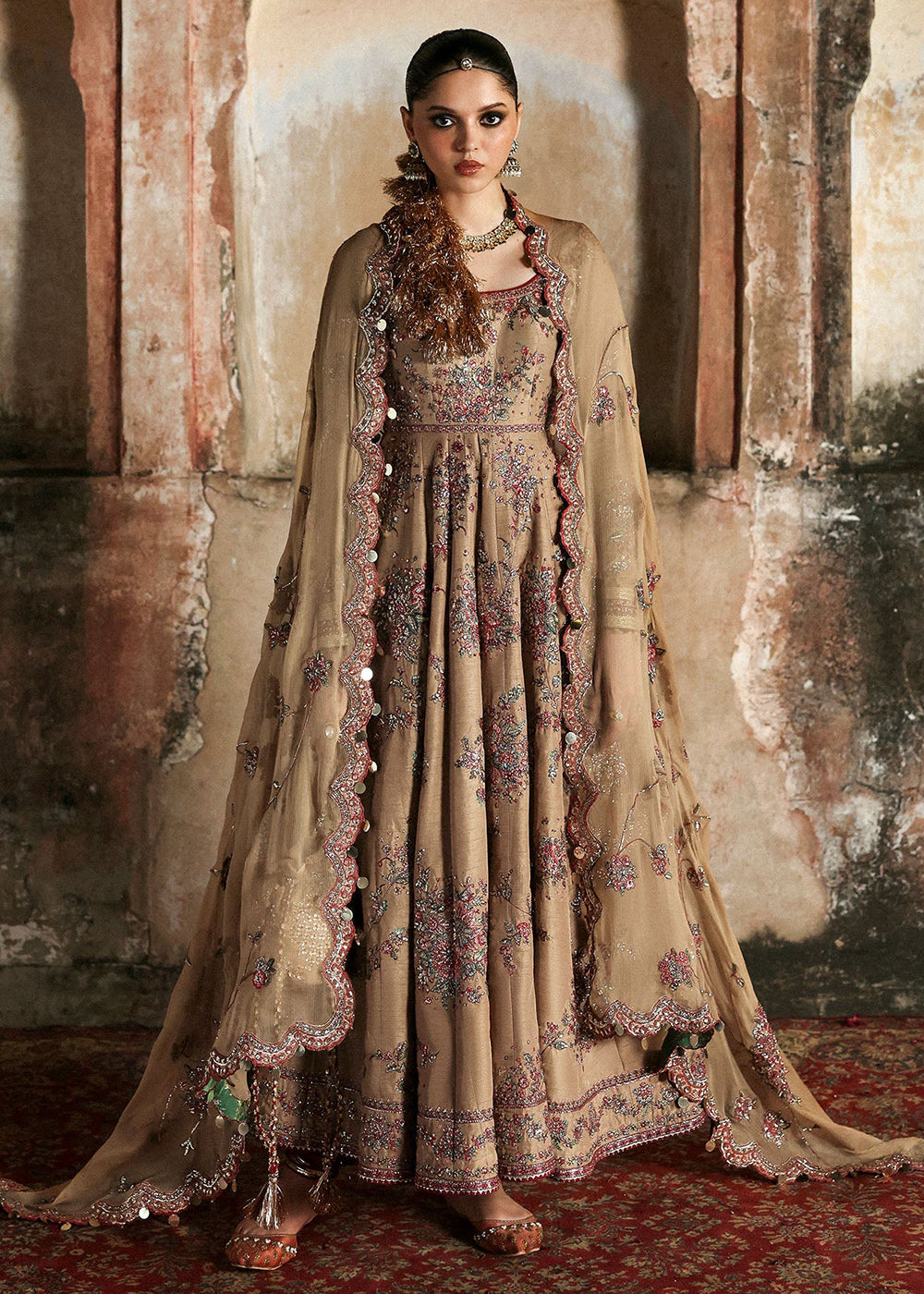 Buy Now Mussarat Wedding Formals by Hussain Rehar | Mahvash Online in US, UK, Canada, France, Italy, Germany, Greece, Sweden, Africa, UAE & Worldwide at Empress.