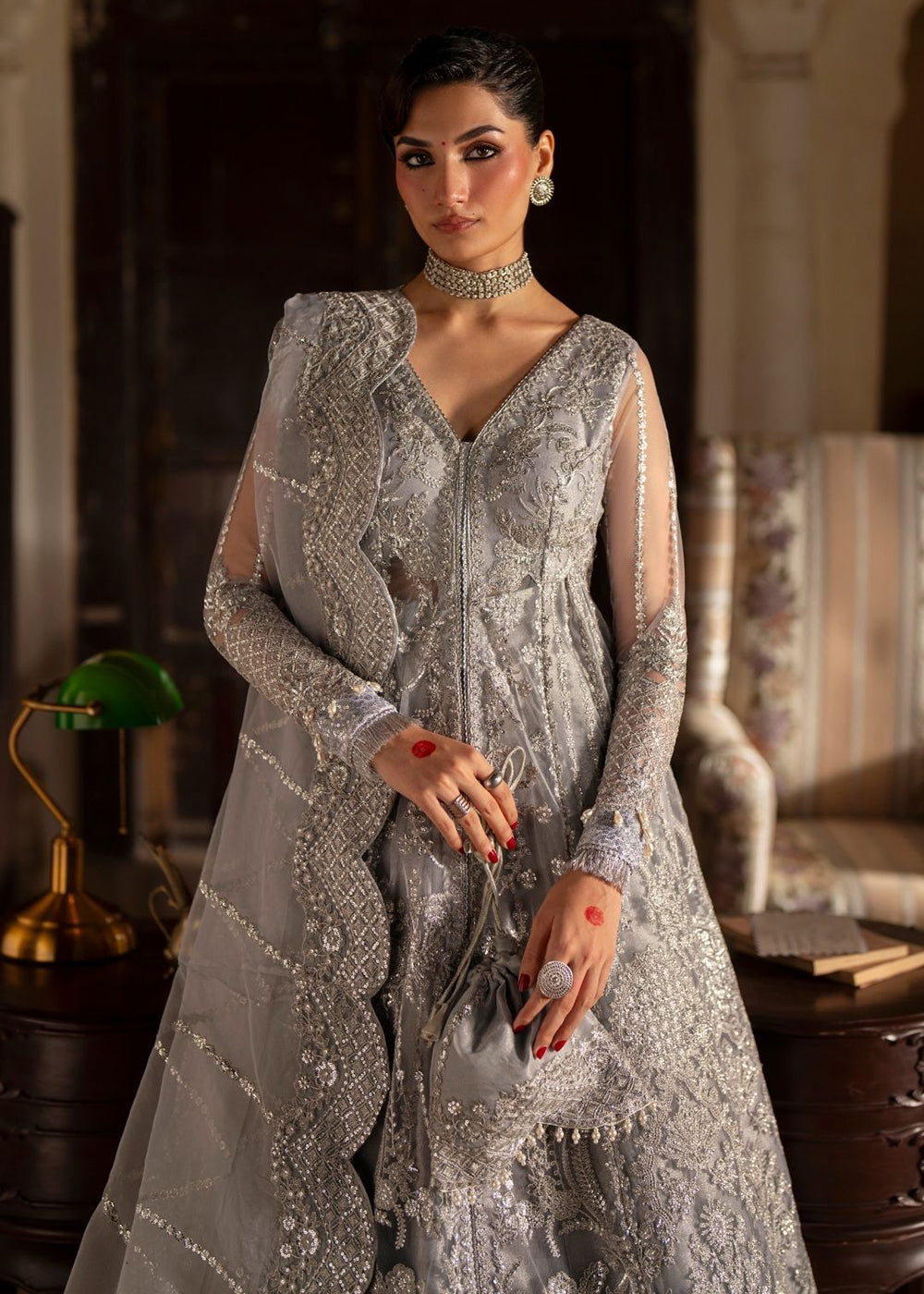 Buy Now Dastan E Ishq Luxury Formals '25 by AJR Couture | MEHAR Online in US, UK, Canada, France, Italy, Germany, Sweden, Greece, UAE & Worldwide at Empress.